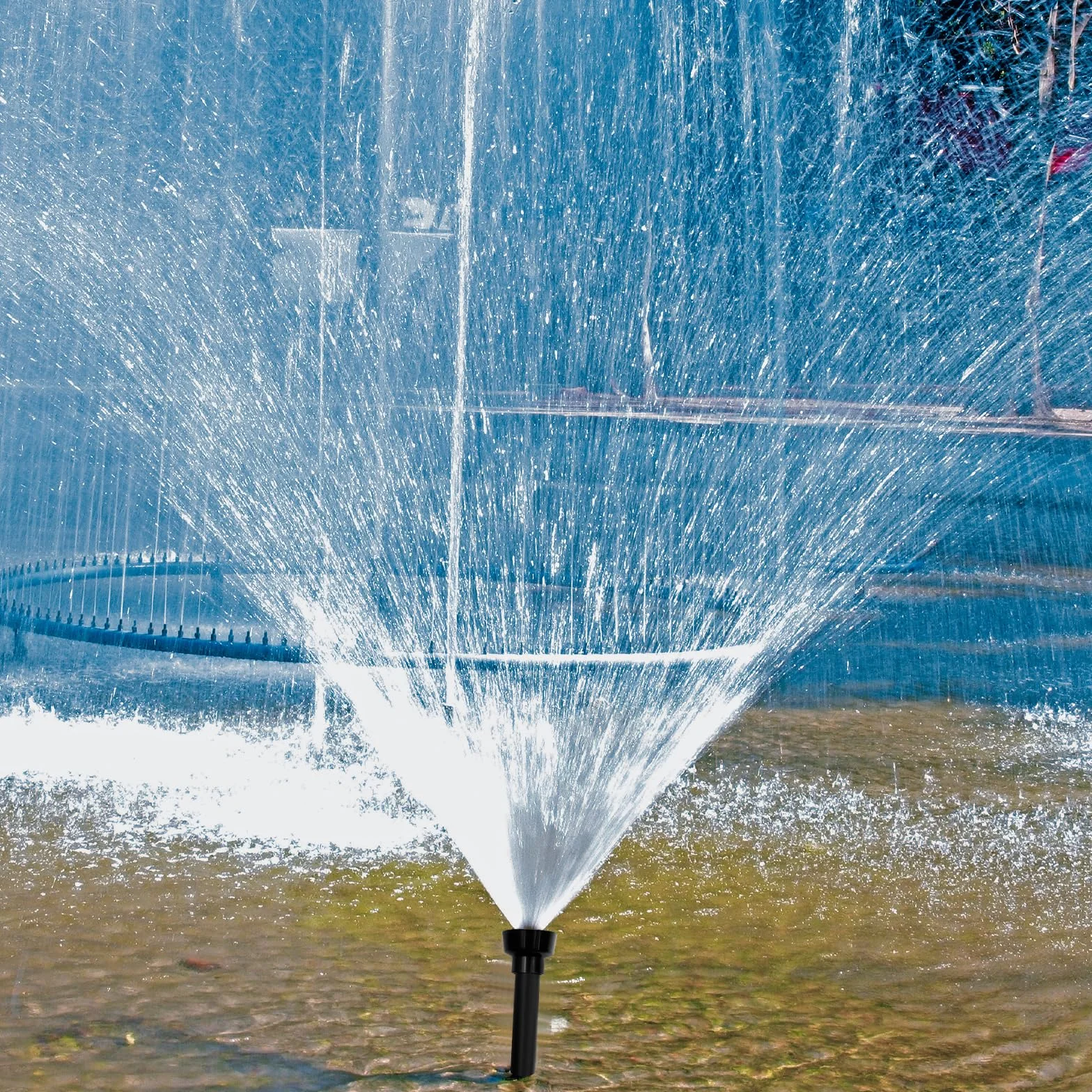 Kit de Tête de Fontaine Polyvalent 8 Pièces pour Aquariums Bassins Jardin Piscines