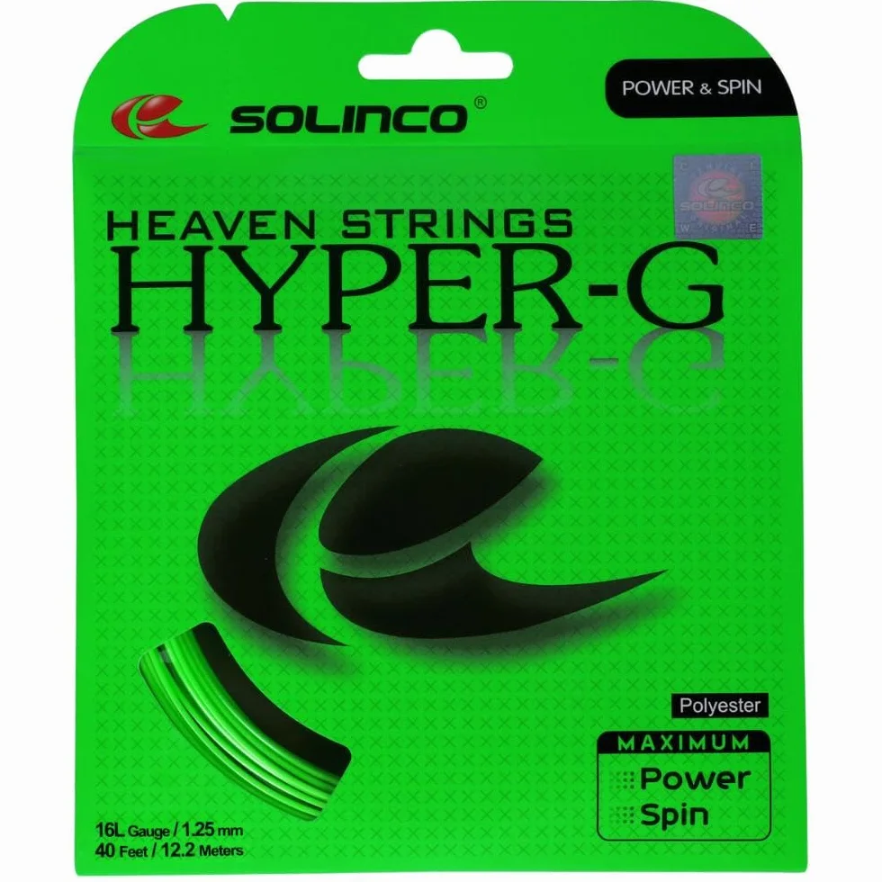 Solinco Hyper-G Jeu de cordes de tennis 16 L/1,25 mm