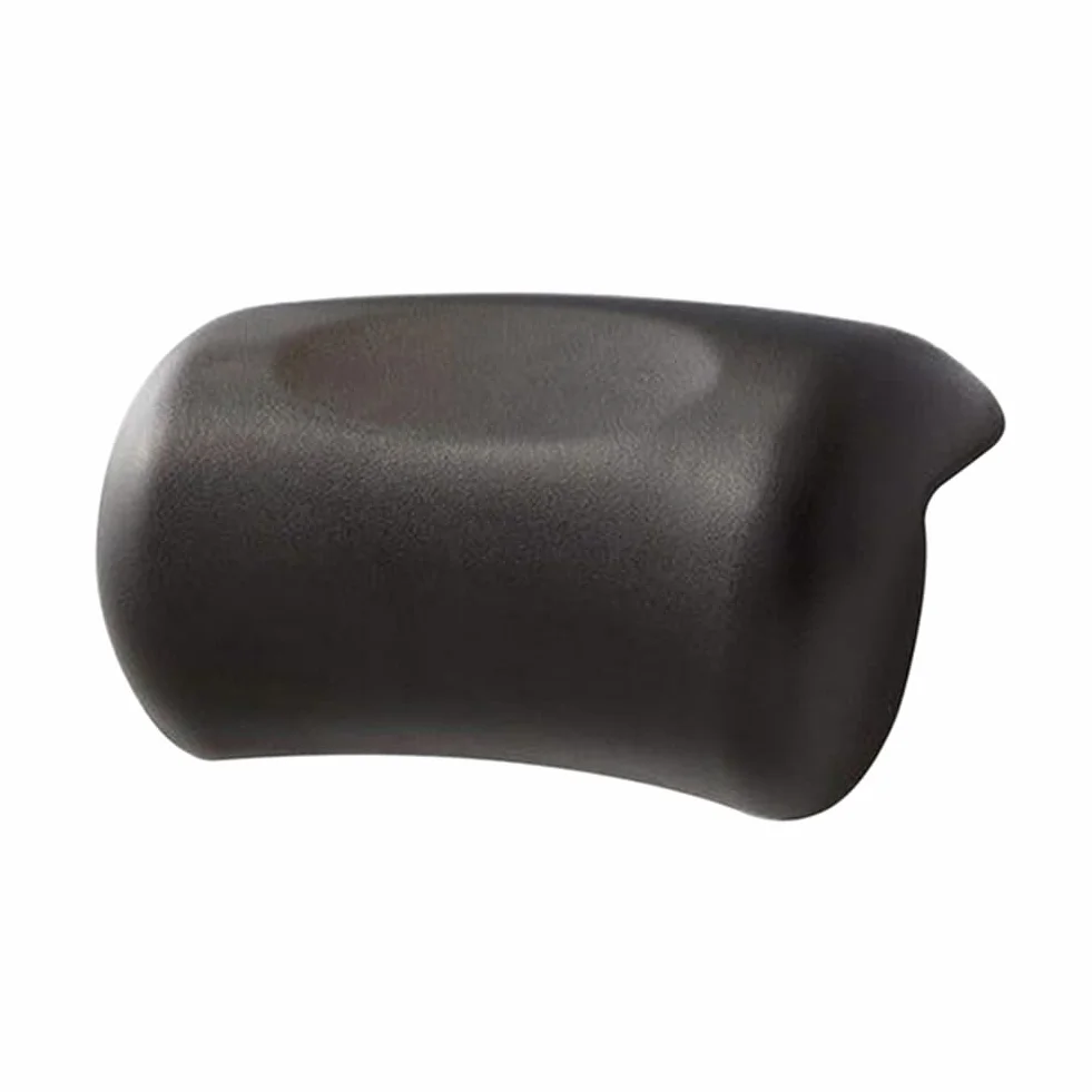 Oreiller de Bain Spa Antidérapant Imperméable avec Ventouses Coussin de Cou Noir