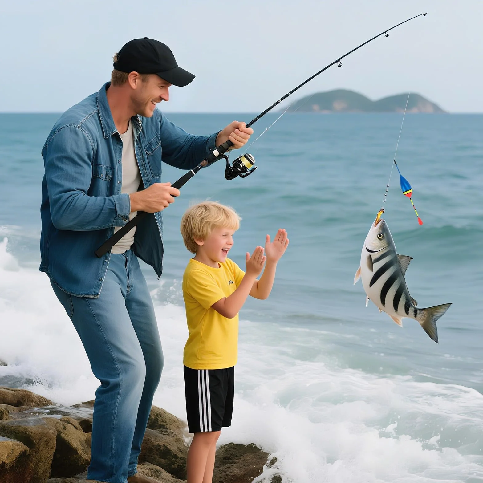 Flotteurs de Pêche avec Plomb, 10 Pièces, Accessoires de Pêche en Plein Air pour Rivière Étang
