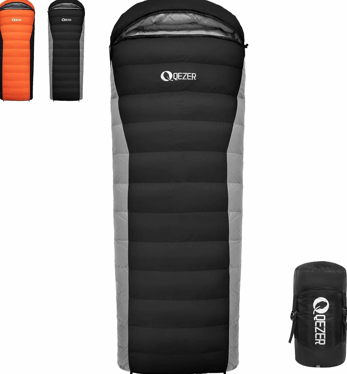 Sac de Couchage Adulte，en Duvet ，Sac de Couchage ultraléger 4 Saisons avec Petit Emballage pour Adultes et Enfants, Camping et randonnée de Plein Air