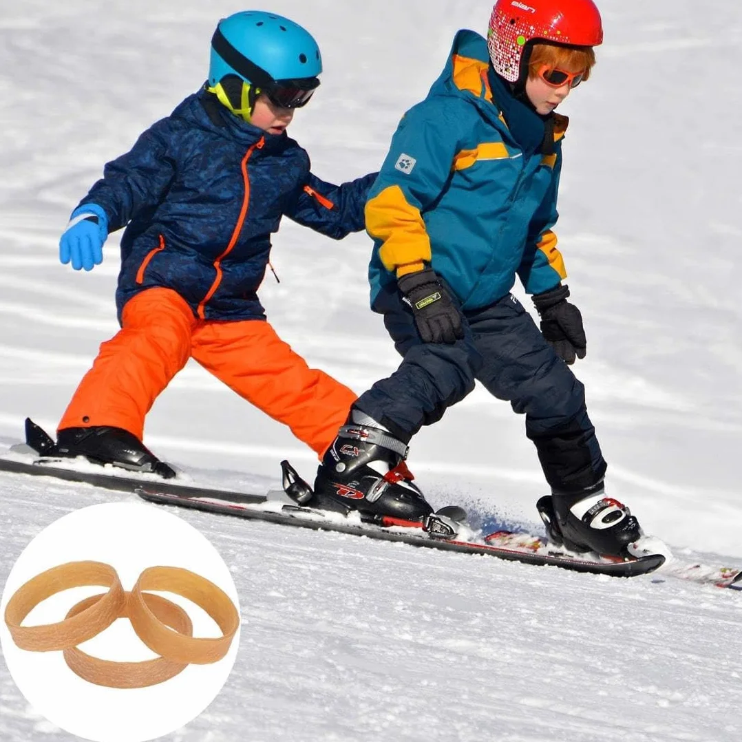 20pcs Bandes de Retenue de Frein en Caoutchouc pour Ski Snowboard Accessoires Sports d'hiver