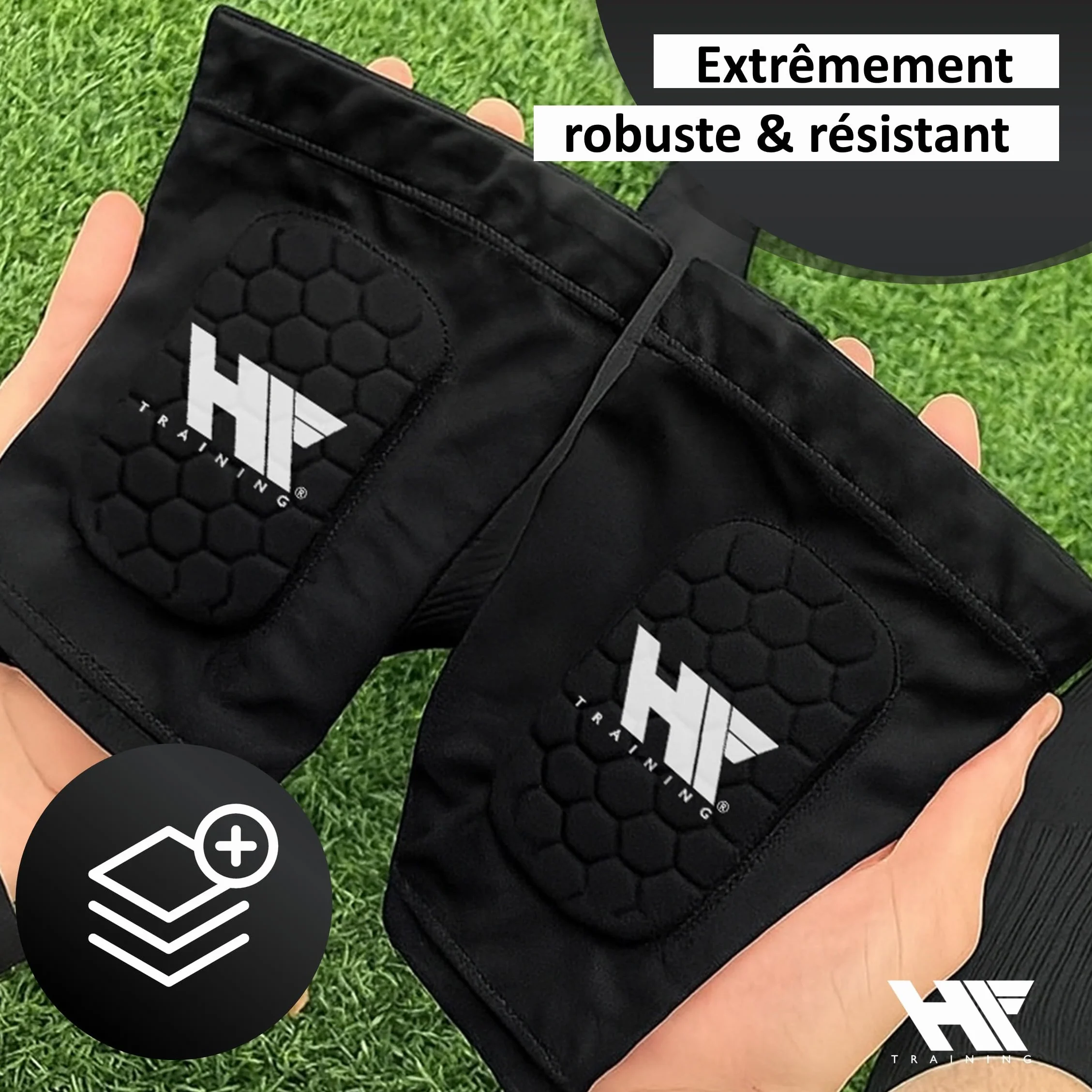 Protège-Tibias de Football 3 en 1 pour Homme, Femme et Enfant avec Chaussette intégrée (Taille S-L) - Protection Tibia avec Chaussette - Protection maximale des Tibias et protège-Tibias