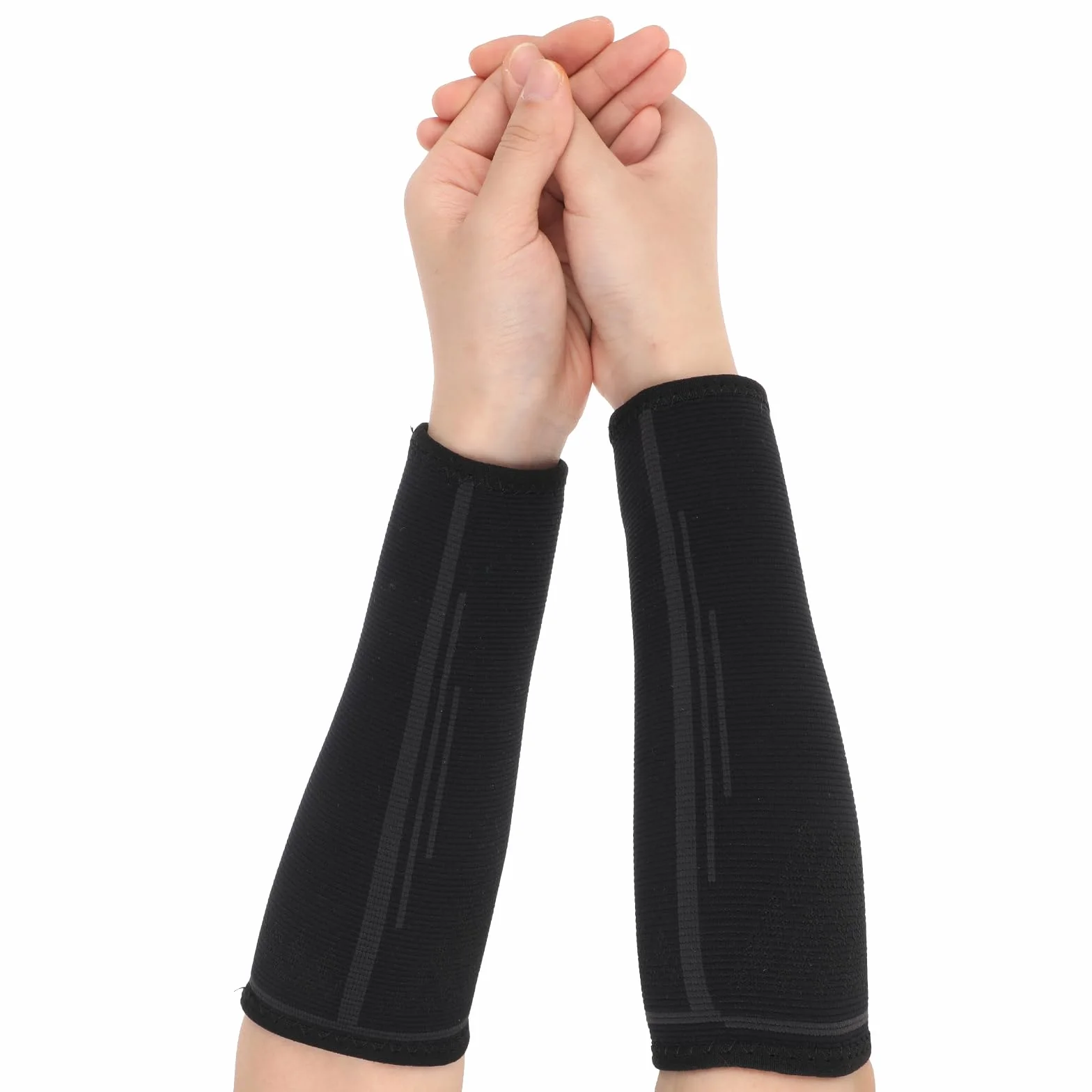 Ptwola Lot de 2 manchons de compression pour bras de volley-ball, frapper l'avant-bras, baseball, football, basket-ball, sport, entraînement, protection pour jeunes enfants et adultes