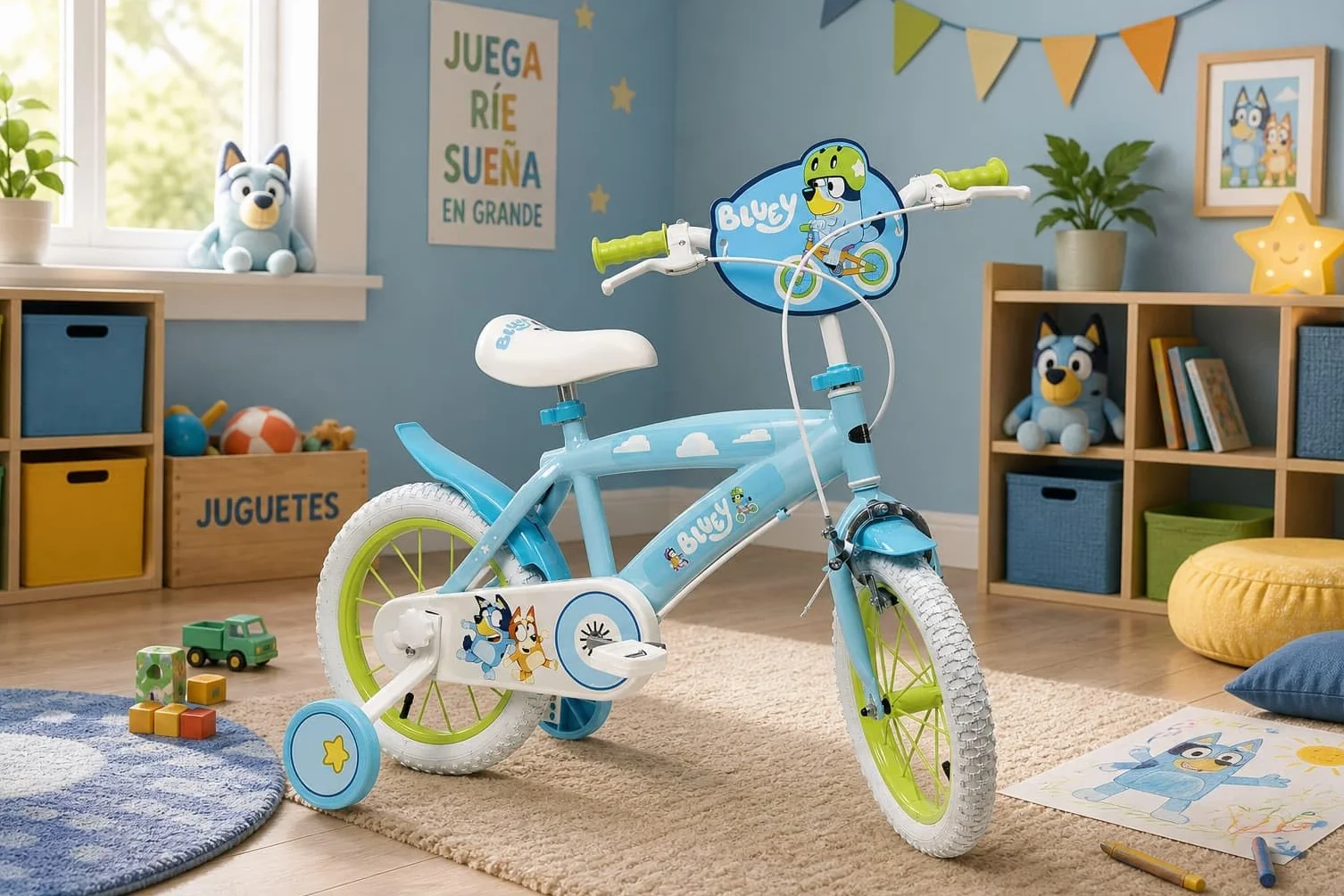 TOIMSA Vélo Bluey 14" (4/6 Ans)