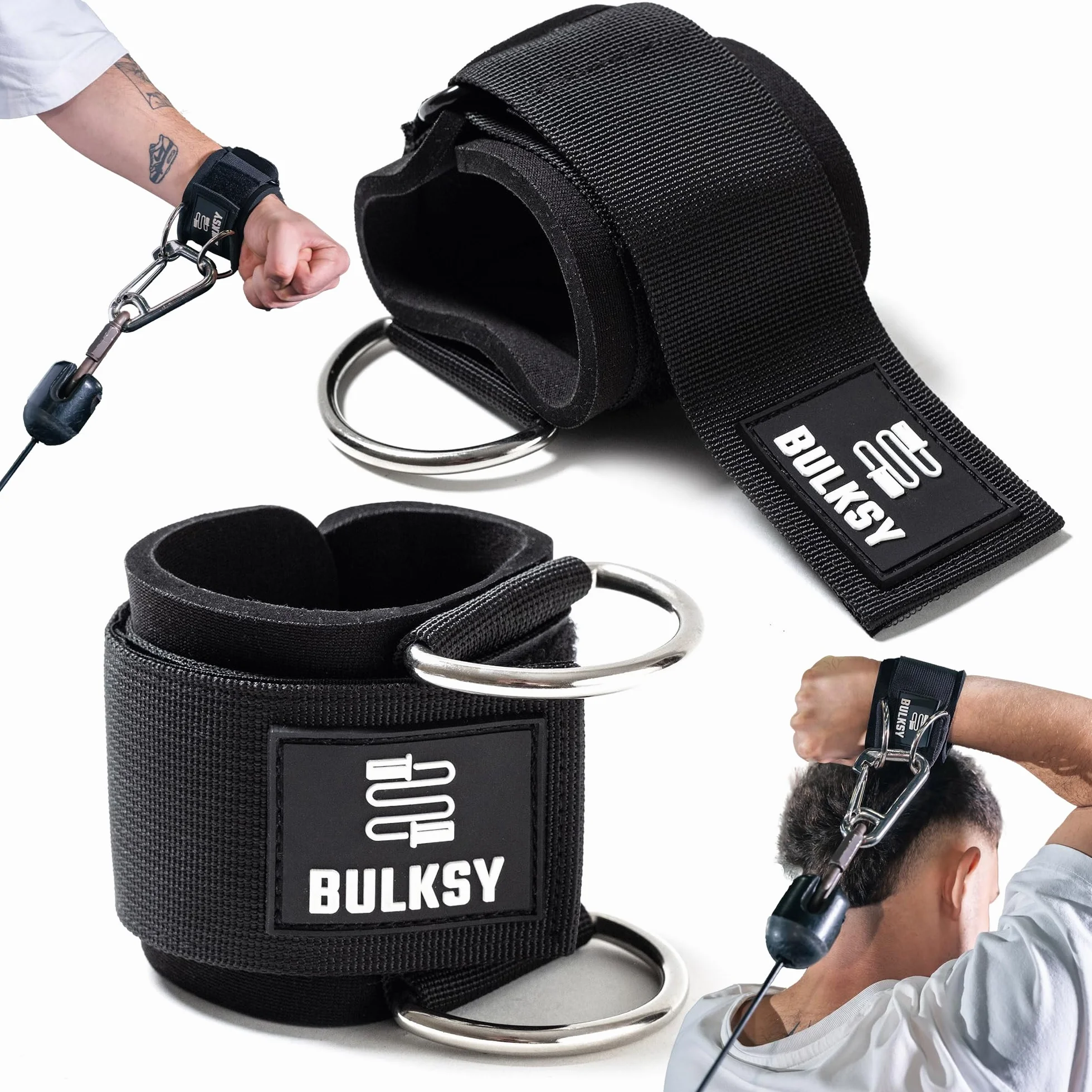 Sangle Poignet Musculation Poulie - Poignée Musculation - Accessoires Poulie Fitness