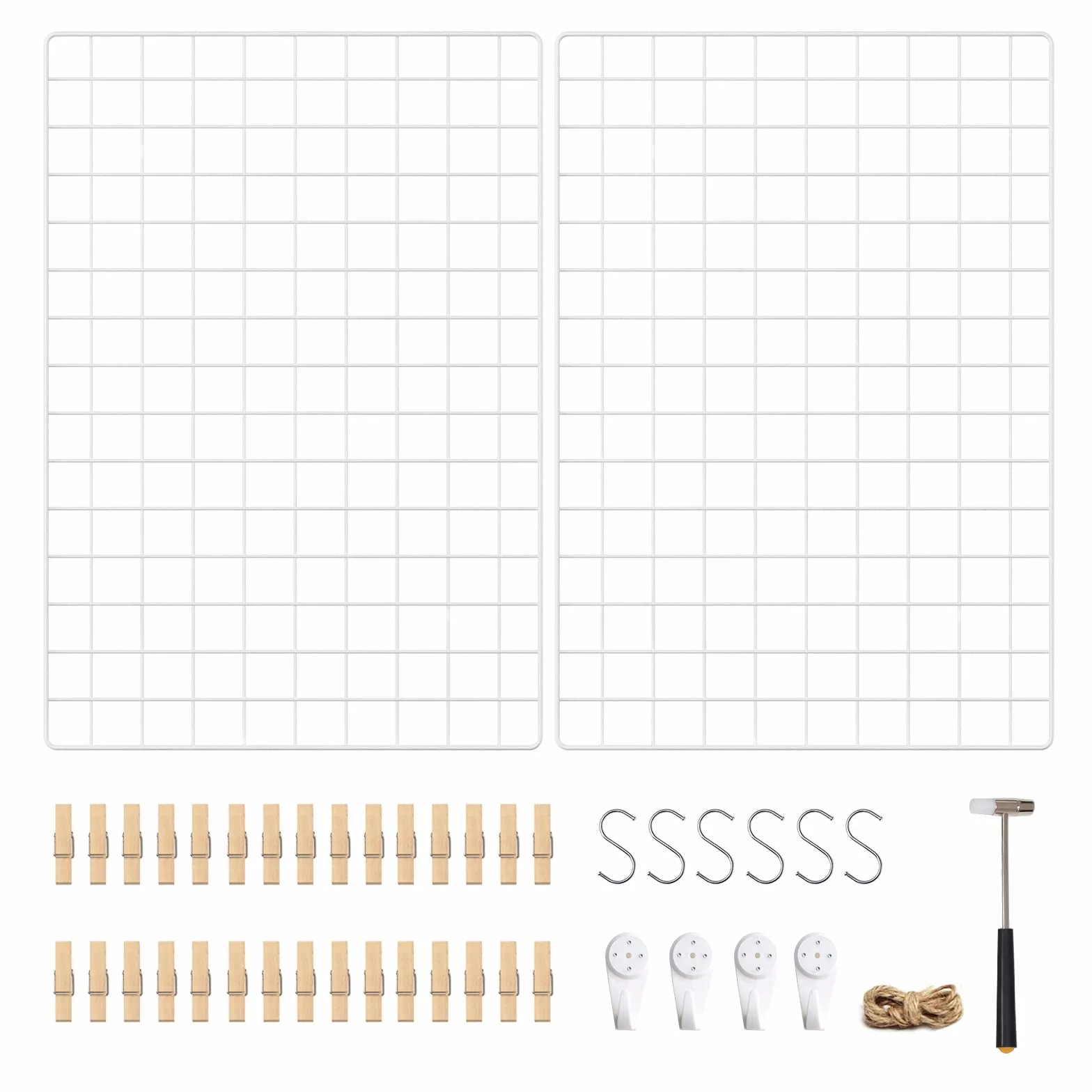 SONGMICS Cadre photo mural 65 x 45 cm Lot de 2 Blanc LPP02W