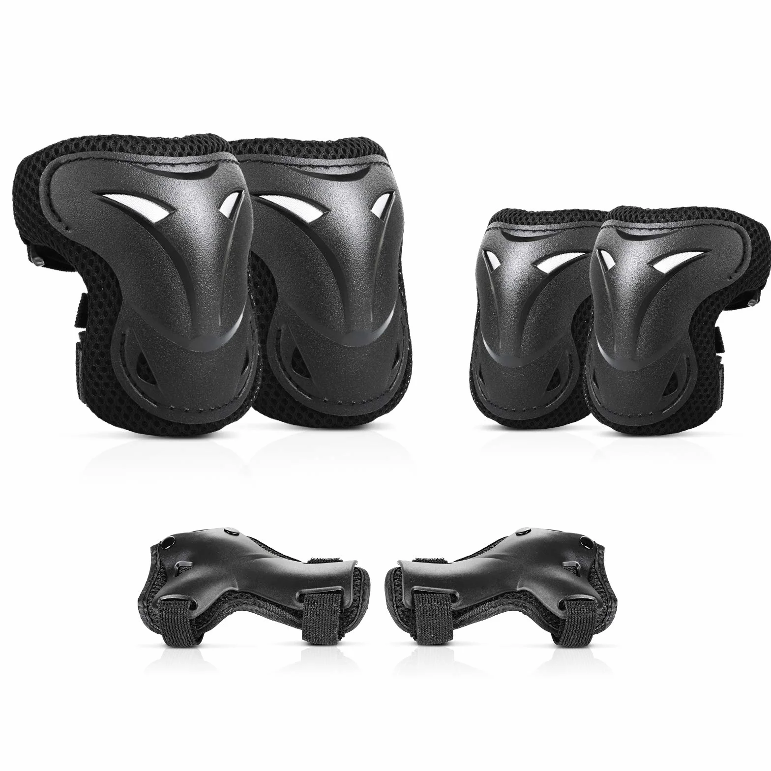 Jim's Store Sets de Protection Rollers Enfant Vélo Genouillere de Protection 5-16 Ans Ensemble de Protection Trottinette Skateboard Velo Roller Patin Sport Enfant