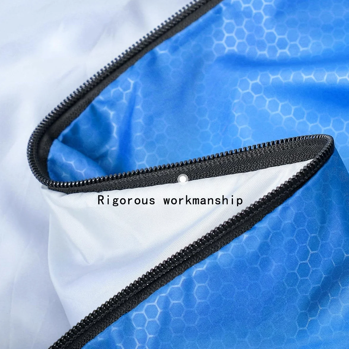 Coolzon Sac de Couchage d'extérieur pour Le Camping, pour 3-4 Saisons, Couverture Adulte, Petite Taille, Sac de Transport Ultra léger, Doux, épais et Chaud, pour Le Camping en Plein air, Les Voyages