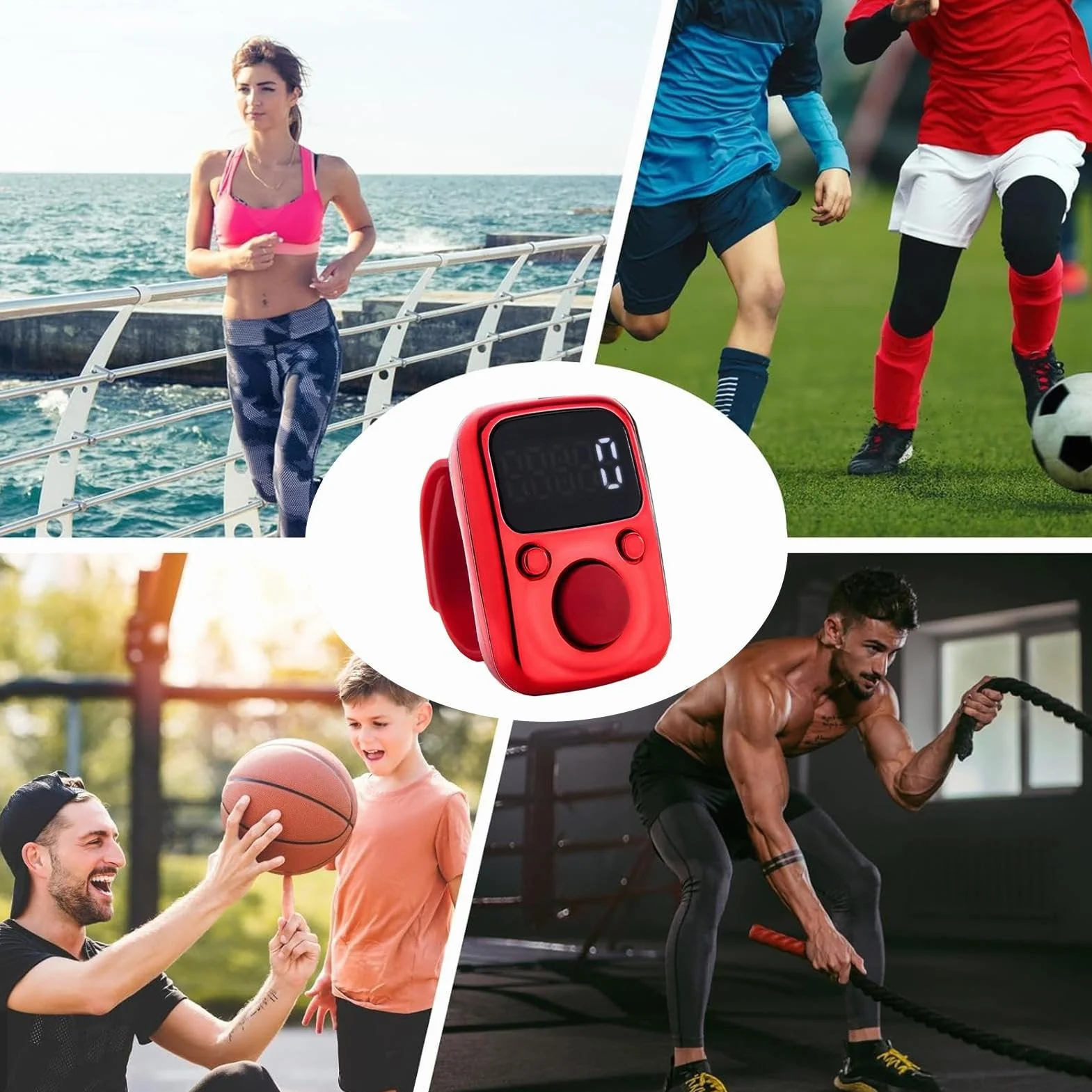 Compteur à clic numérique étanche portable – Comptage précis pour événements sportifs
