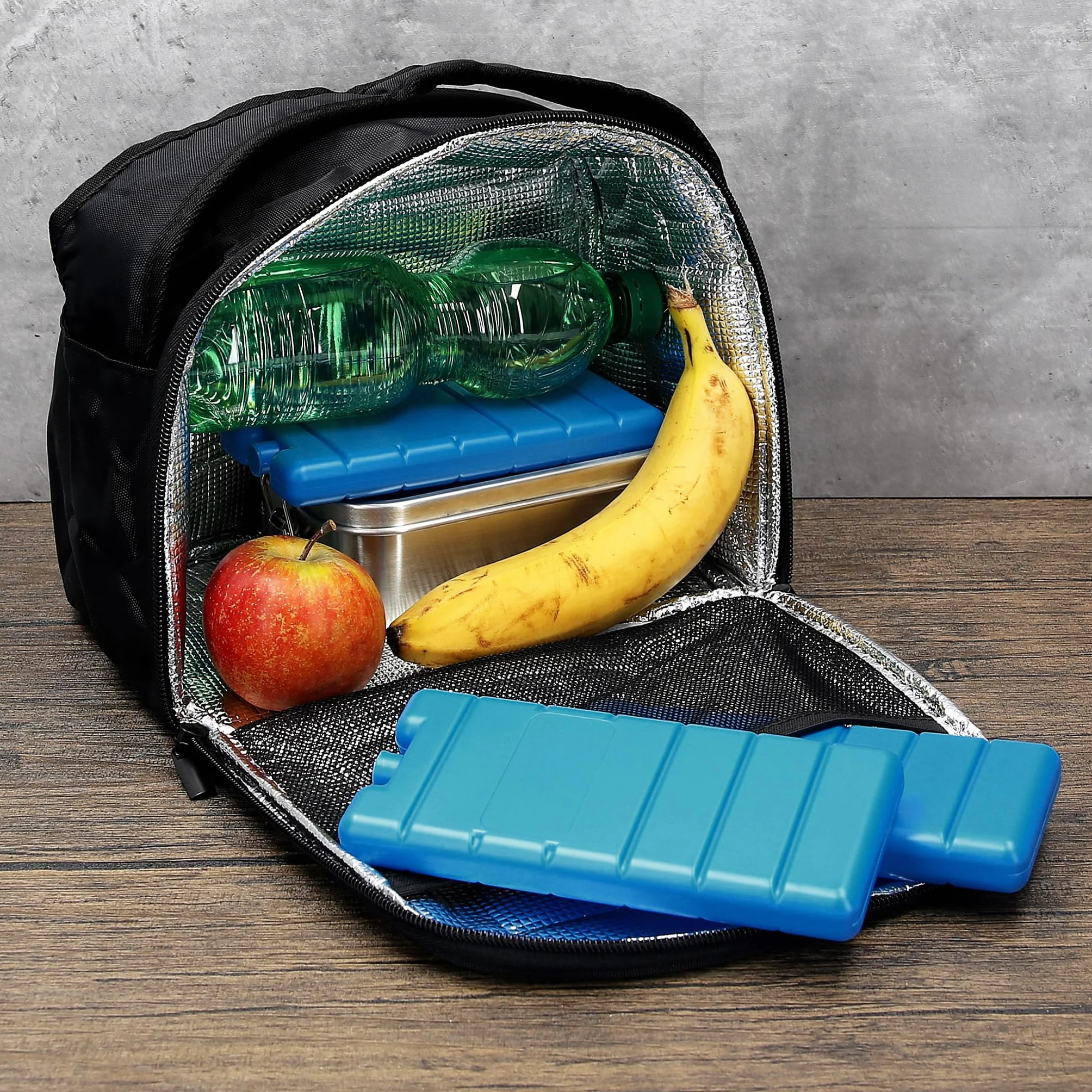 VonBueren Pain de Glace pour Sac Isotherme | Lot de 8 | jusqu'à 12 Heures de Temps de Refroidissement | 7.5 x 16.5 x 2 cm | Plastique