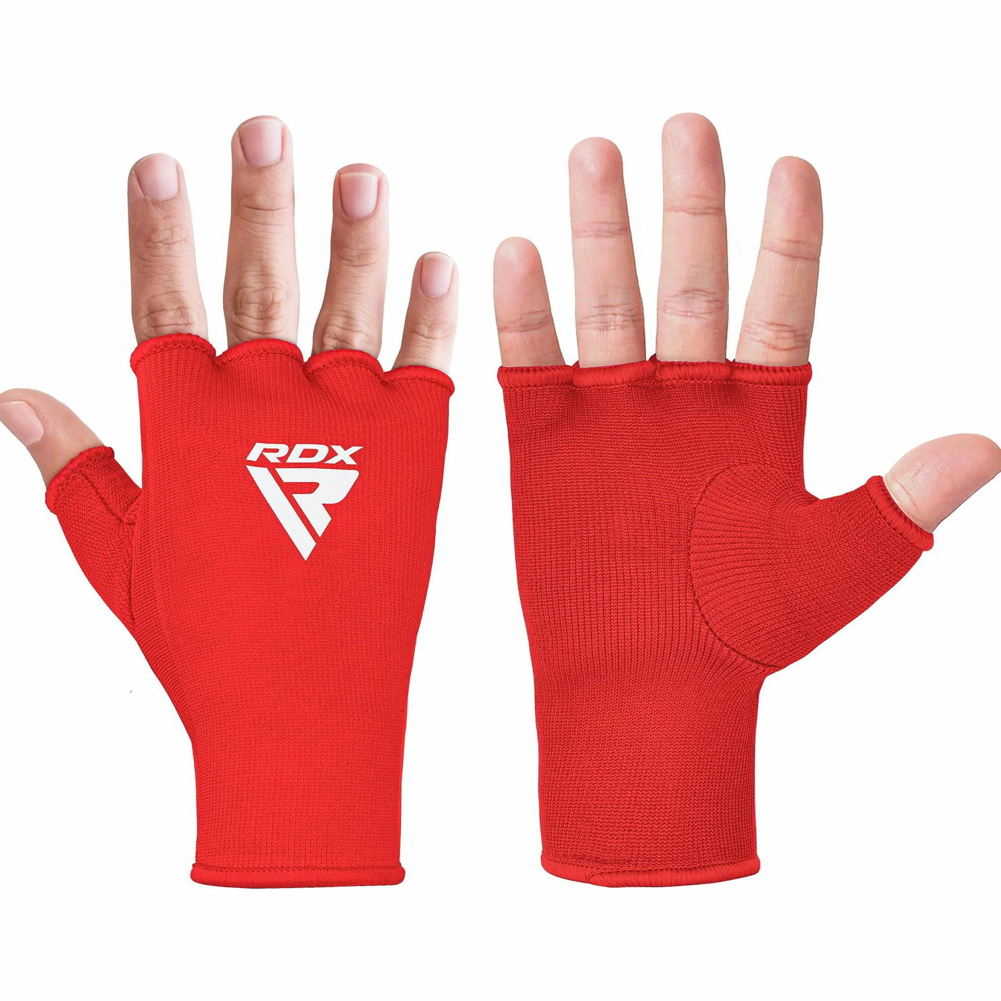 RDX Bandes Boxe sous Gants, Élastiqué Protege Main Sparring Arts Martiaux Protecteur de Poing, Boxing Inner Gloves Hand Wraps, Gants de Frappe Boxeur Adulte Femme Homme