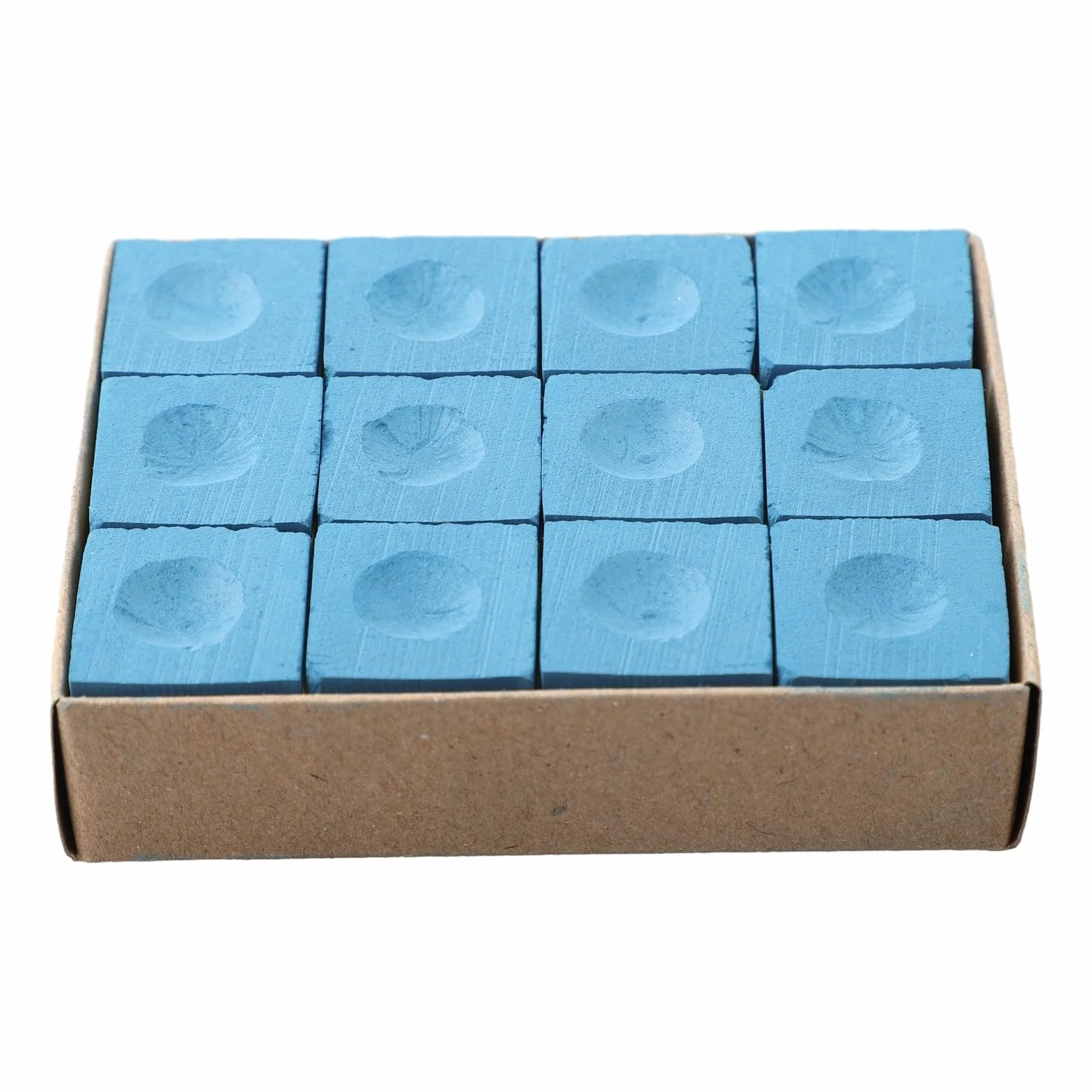 Craie de billard et snooker bleu Lot de 12 cubes 23 x 23 x 22,6 mm