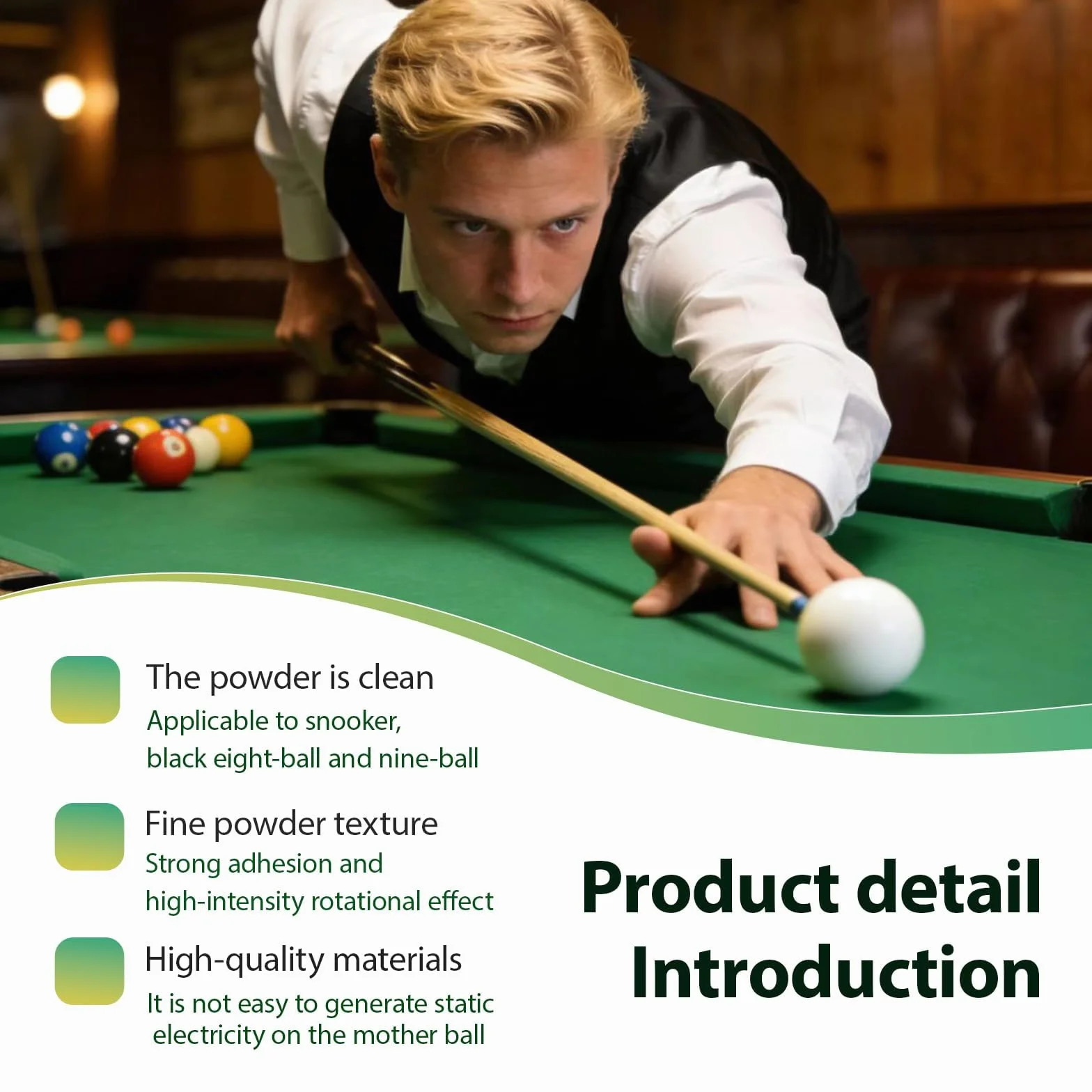 6 Pièces Billard Craie Bleues, Cue Chalk, Pool Chalk, pour Meilleure Adhérence et Durabilité, Optimal pour Différents Niveaux de Jeu, Pratique pour Transport, Améliore Précision des Coups