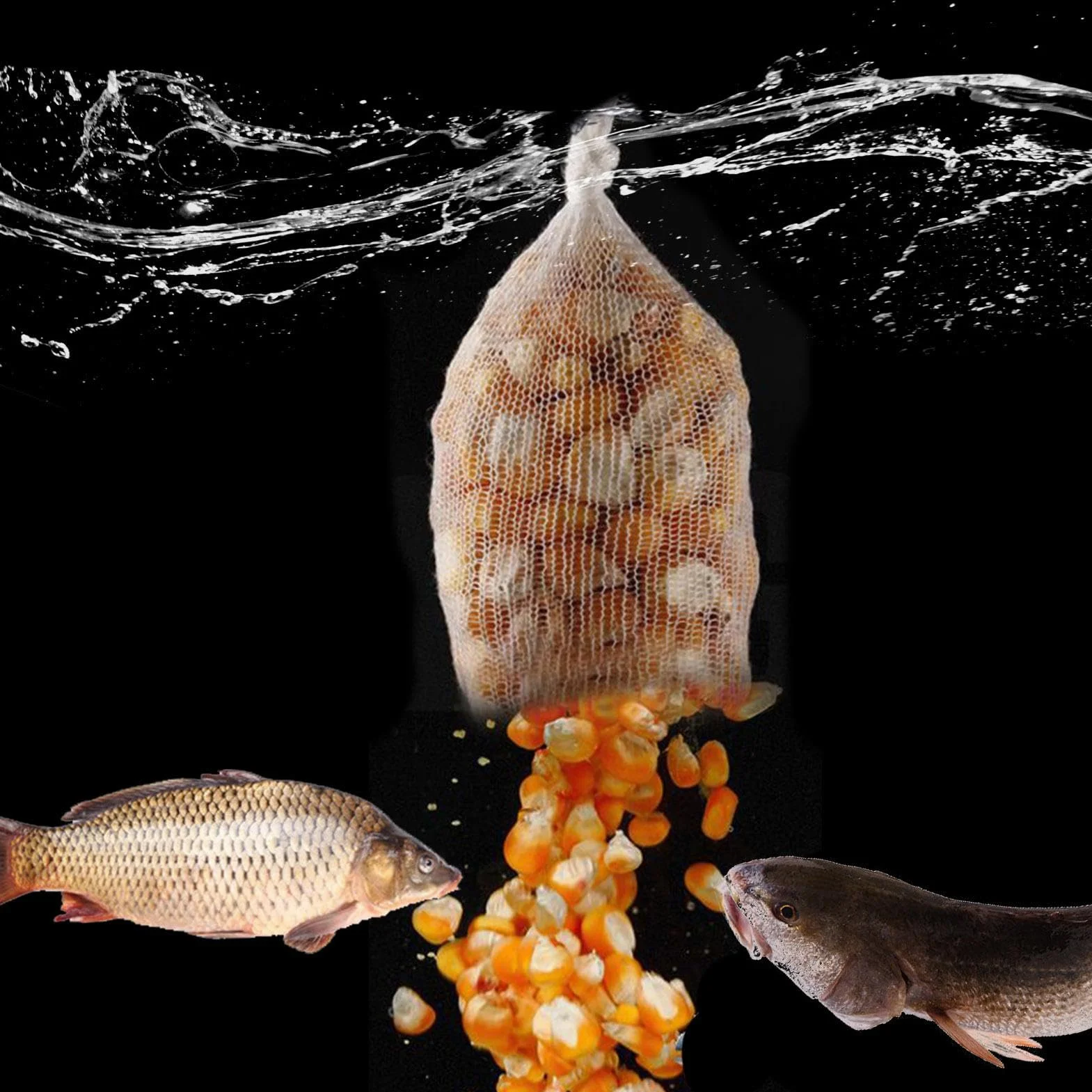 Ligne de pêche PVA 20 mètres 8 brins dissolvant pour sacs d'appâtage carpe