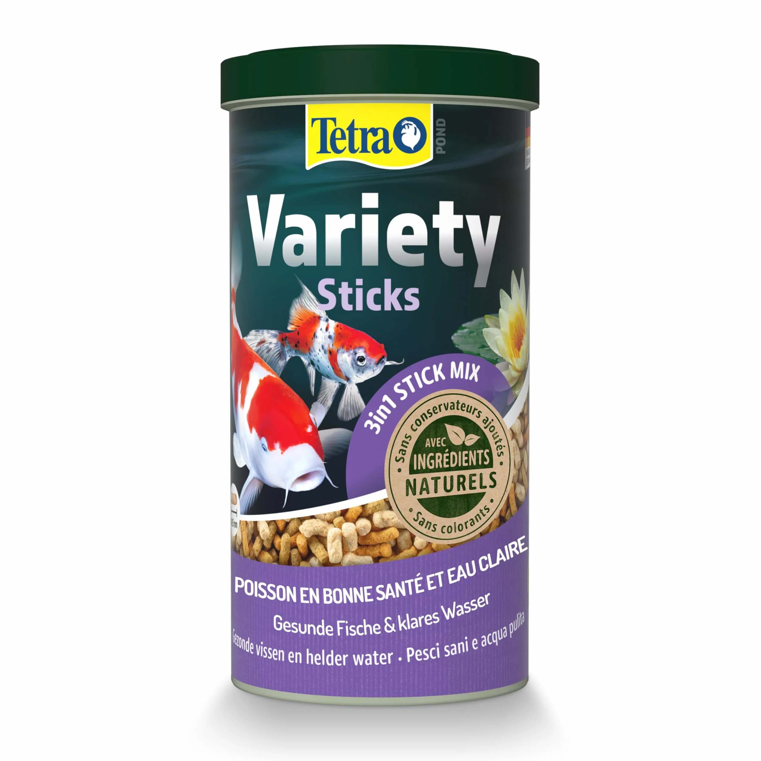 Tetra Pond Variety Sticks - Aliments en Stick pour Poissons de Bassin - 1 L