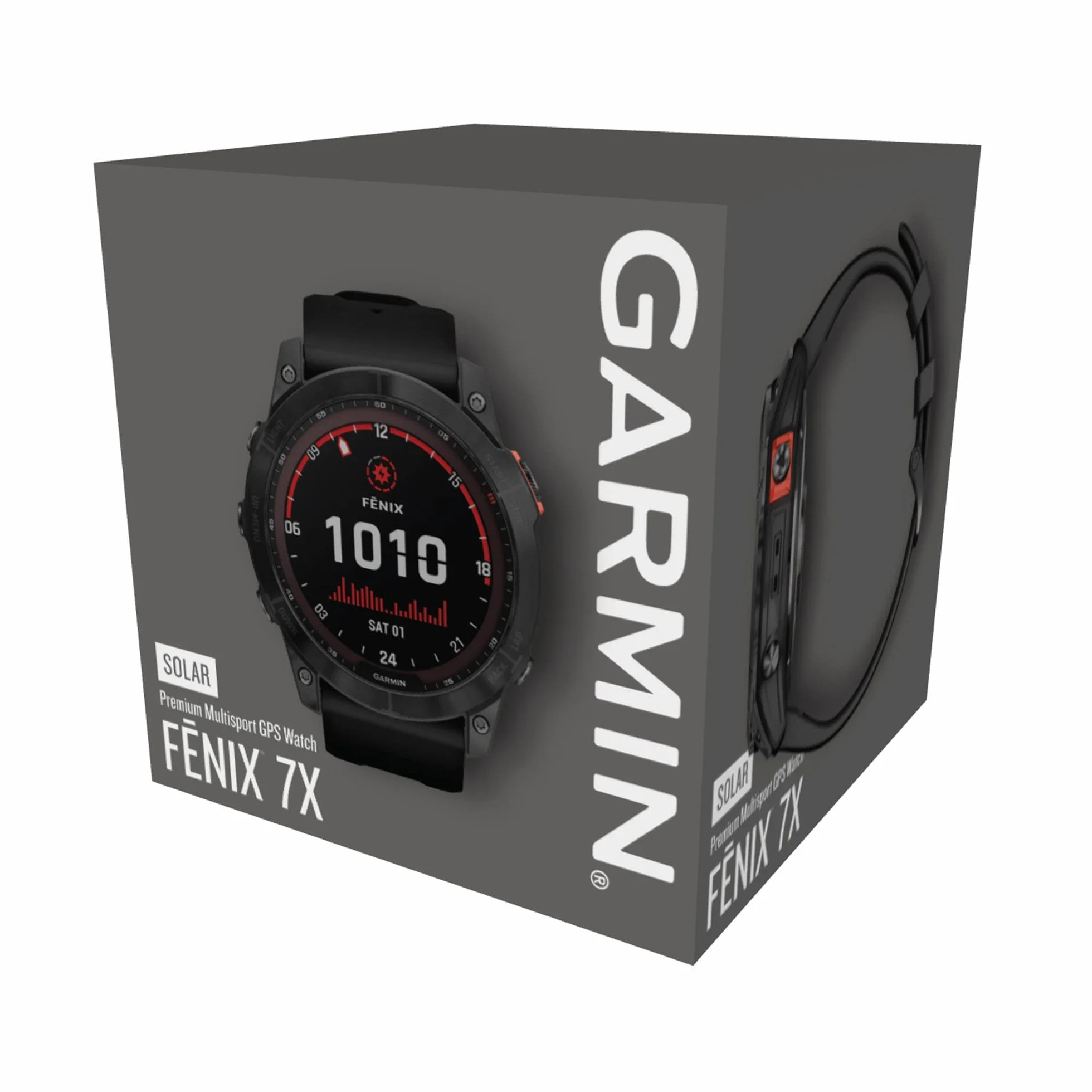 Garmin fenix 7X Solar Montre GPS Multisports Haute Performance 51 mm Noir