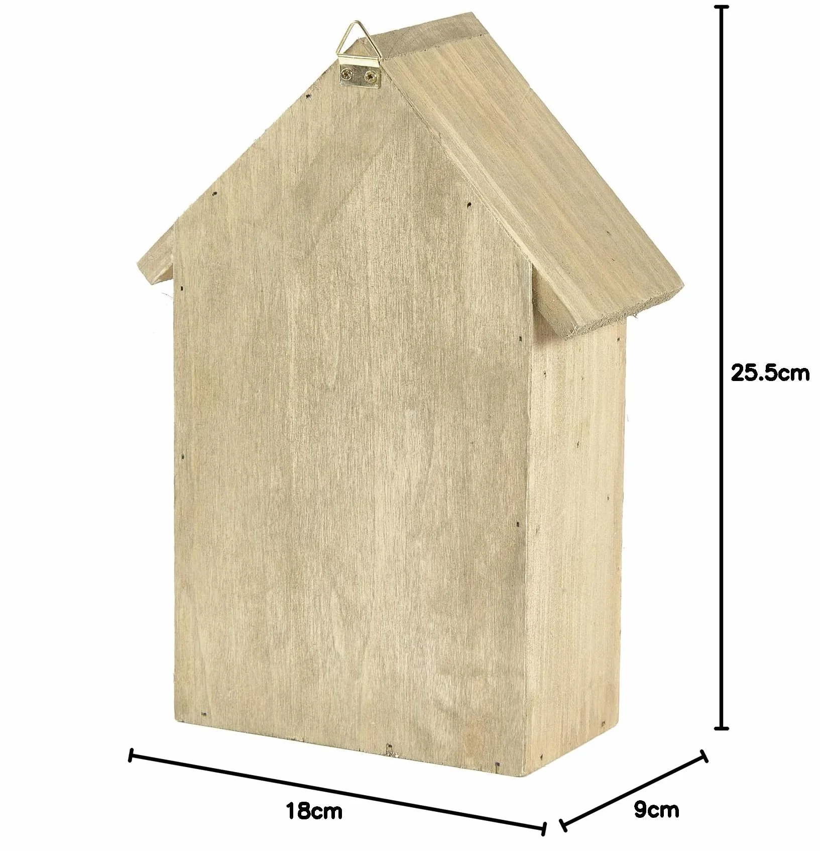 Moustiquaire en bois écologique pour Hôtel à Insectes Abeille Coccinelle Papillon 25,5 cm