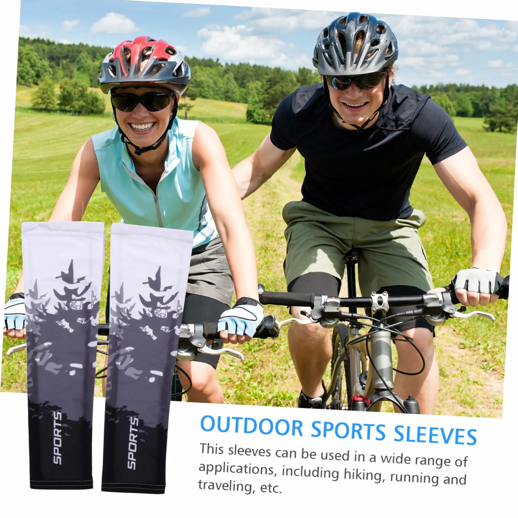 Toyvian 2paires Manches Pare-soleil Respirantes Pour Bras Protection Uv Manches Confortables Et Rafraîchissantes Pour Activités Extérieur