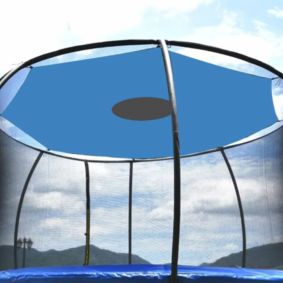 Housse D'ombrage de Trampoline, 183 244 305 366 427 cm Couverture D'ombrage de Trampoline, Protection Trampoline, Toit Pare-Soleil pour Trampoline, Anti-UV & imperméable