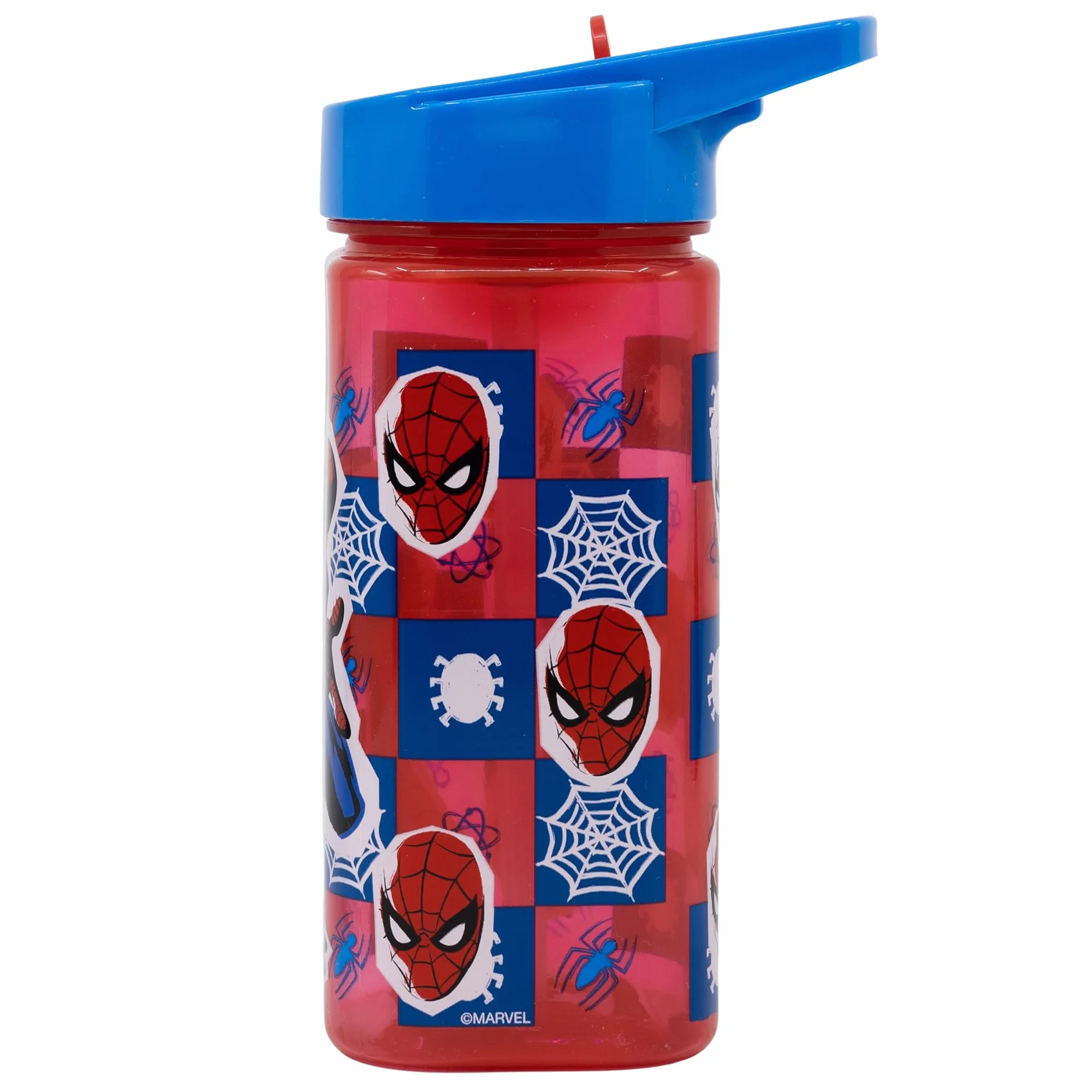 STOR Gourde en Aluminium Spider-Man 740ml - Bouteille Réutilisable avec Bouchon de Sécurité - Idéale pour Jeunes Adultes et Fans