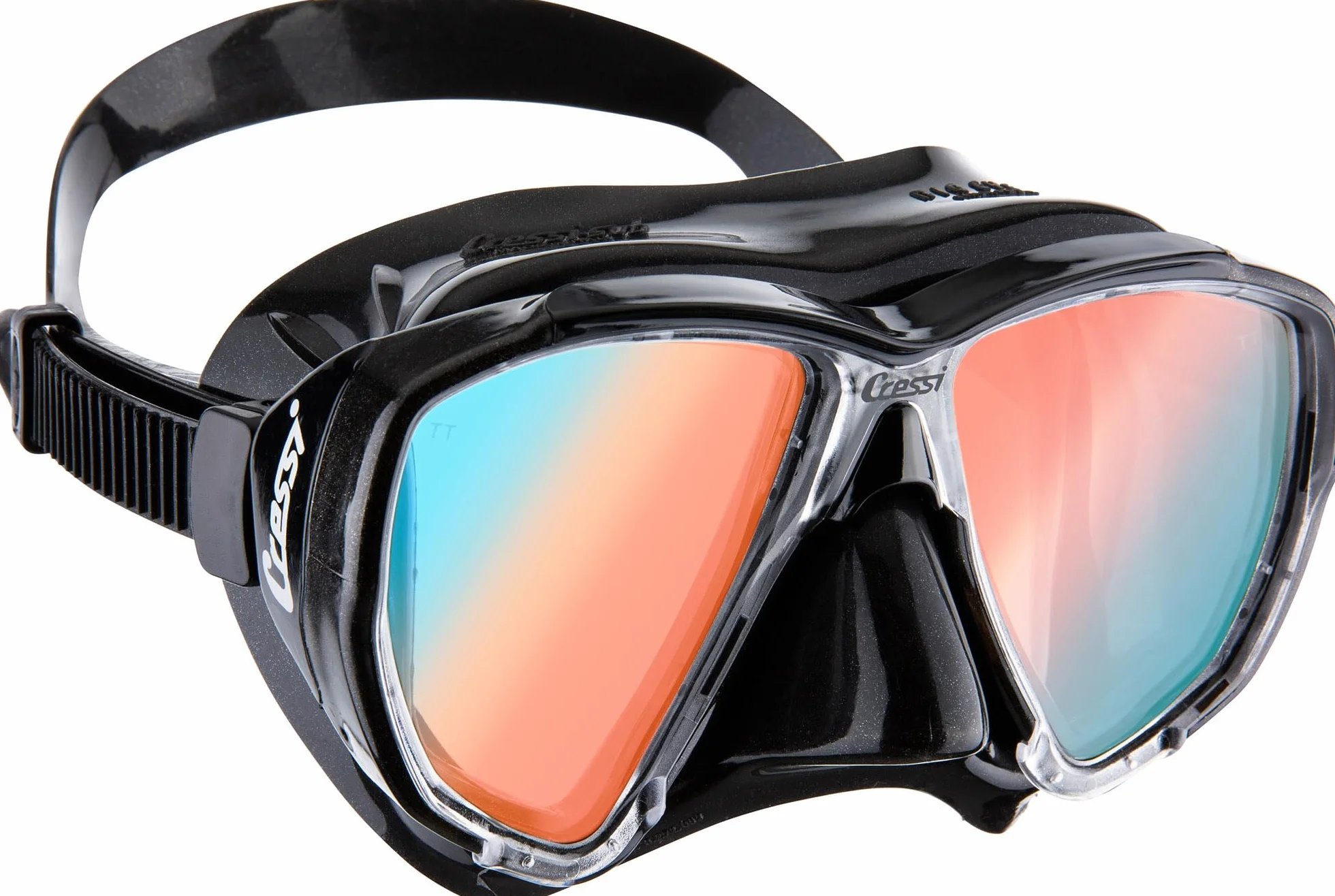 CRESSI Big Eyes Mask Combo Set Mask + Snorkel UD for Diving Snorkelling Adults One Size