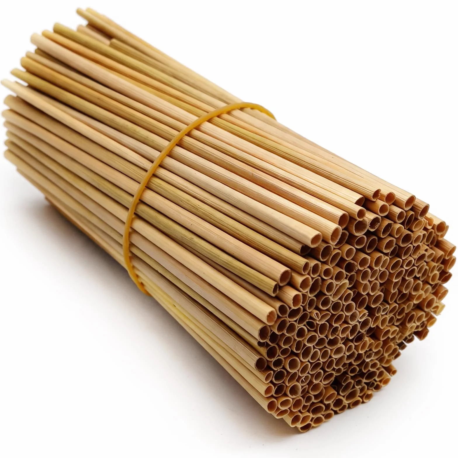 Kit Maison d’Abeille 14,5 cm 300 Pièces, Pailles de Blé Naturelles 3-5 mm pour Hôtel à Insectes