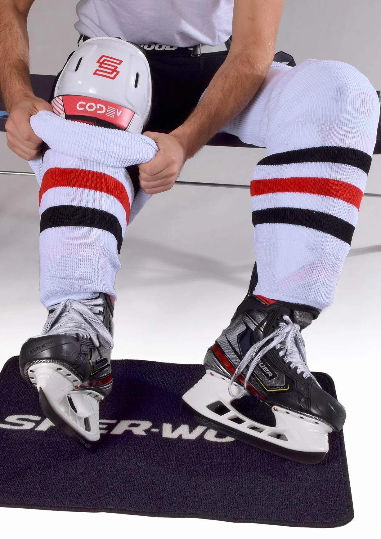 Schanner NHL Chaussettes - Pour adultes, mixte, Stutzen Sher-Wood NHL