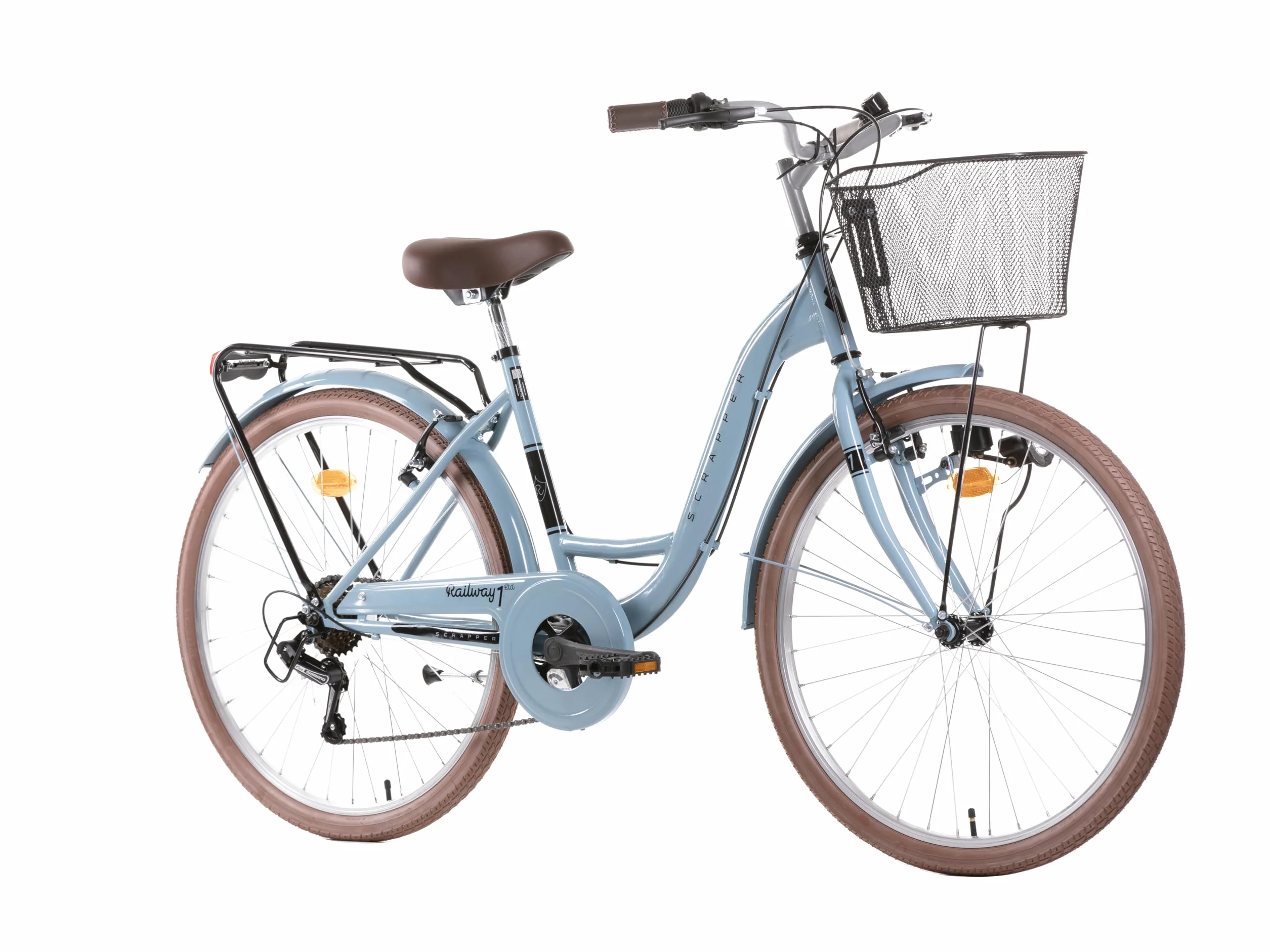 Vélo Ville 26'' Scrapper Railway 1 LTD Vintage Taille M 6 Vitesses City Complet