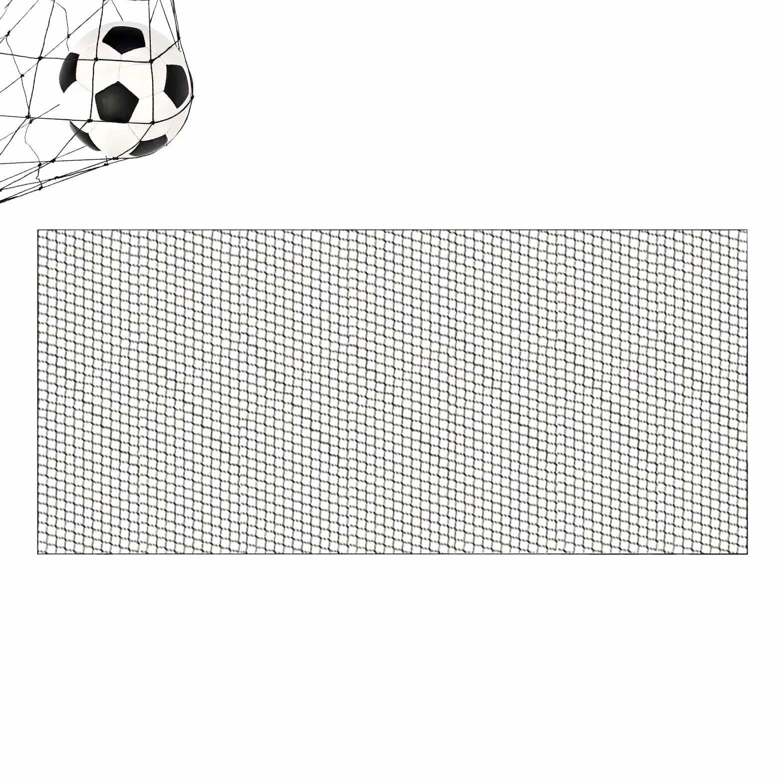 Filet pare-ballons - Filet de sécurité en nylon, barrière sportive | Grand filet multifonctionnel résistant aux intempéries et aux chocs, filet de confinement pour entraînement en extérieur, football,