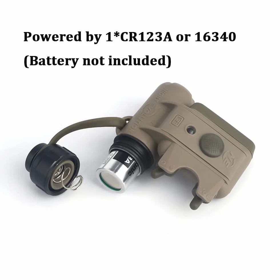 Casque Tactique Lumière Gen 3 LED Infrarouge Blanc avec Rotation 360°