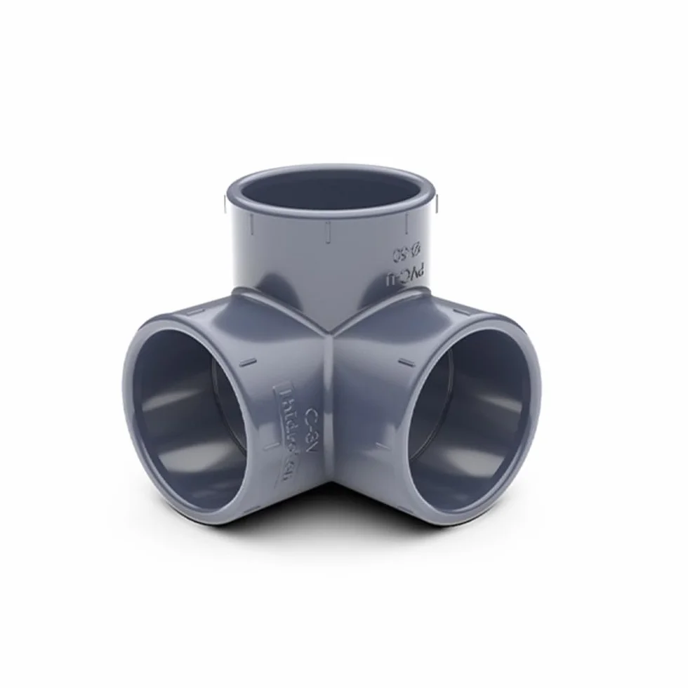 Coude a 90 diametre 50 mm 3 voies