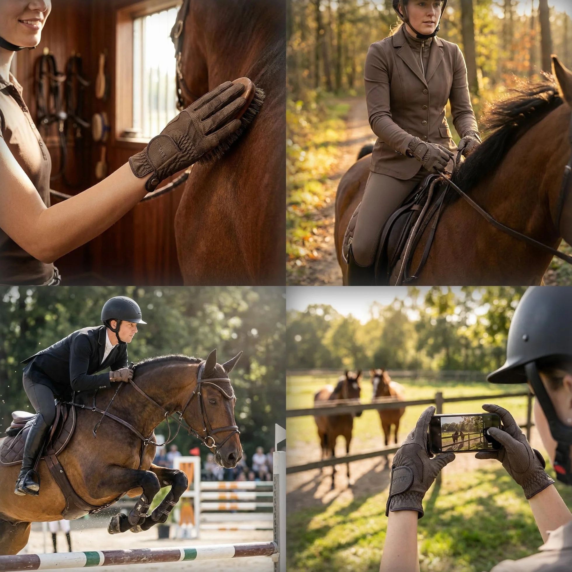 Uvex I-Performance 2 - Gants d’équitation Flexibles pour Hommes et Femmes - Durable - Ventilation Optimale