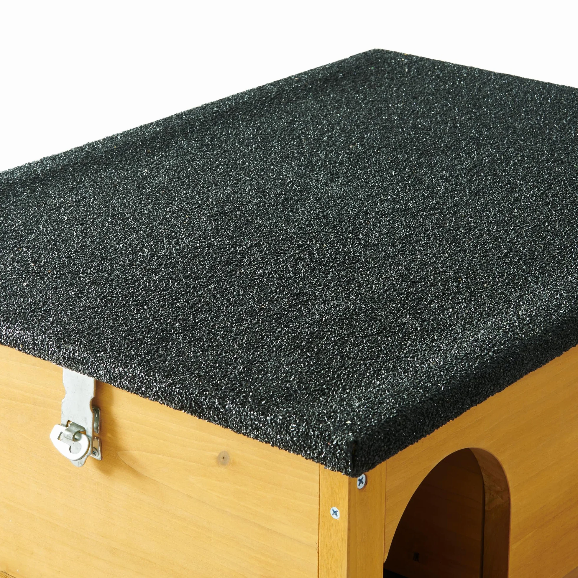 FeelGoodUK Maison hérisson abri hibernation extérieur résistant prédateurs toit feutre plancher bois gris sauge