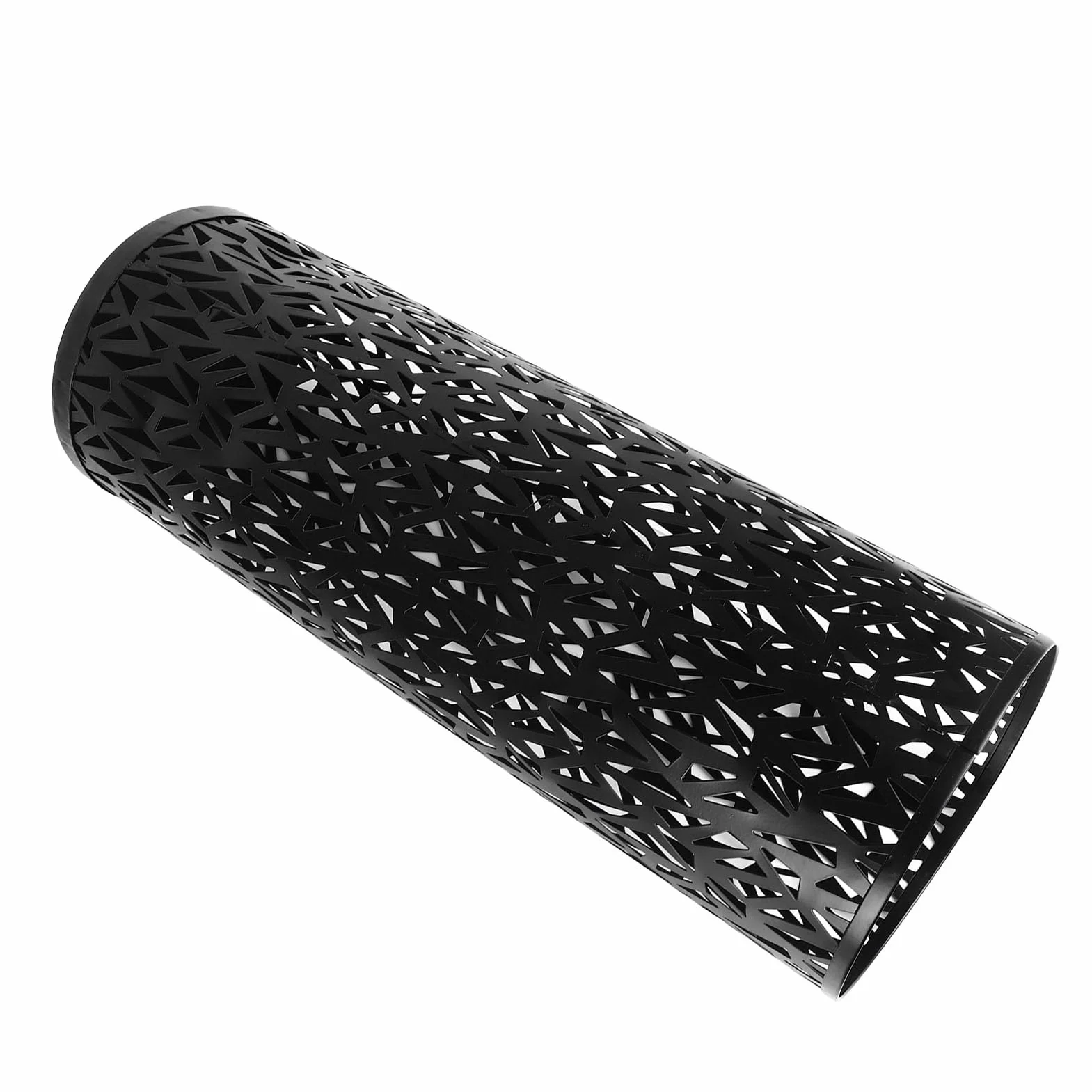 Sonew Porte-Parapluie Autoportant Métal Rond Noir 40 cm