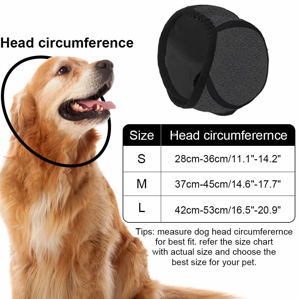Cache-Oreilles de Natation pour Chien, Bonnet de Bain Imperméable et Réglable pour Petits, Moyens et Grands Chiens