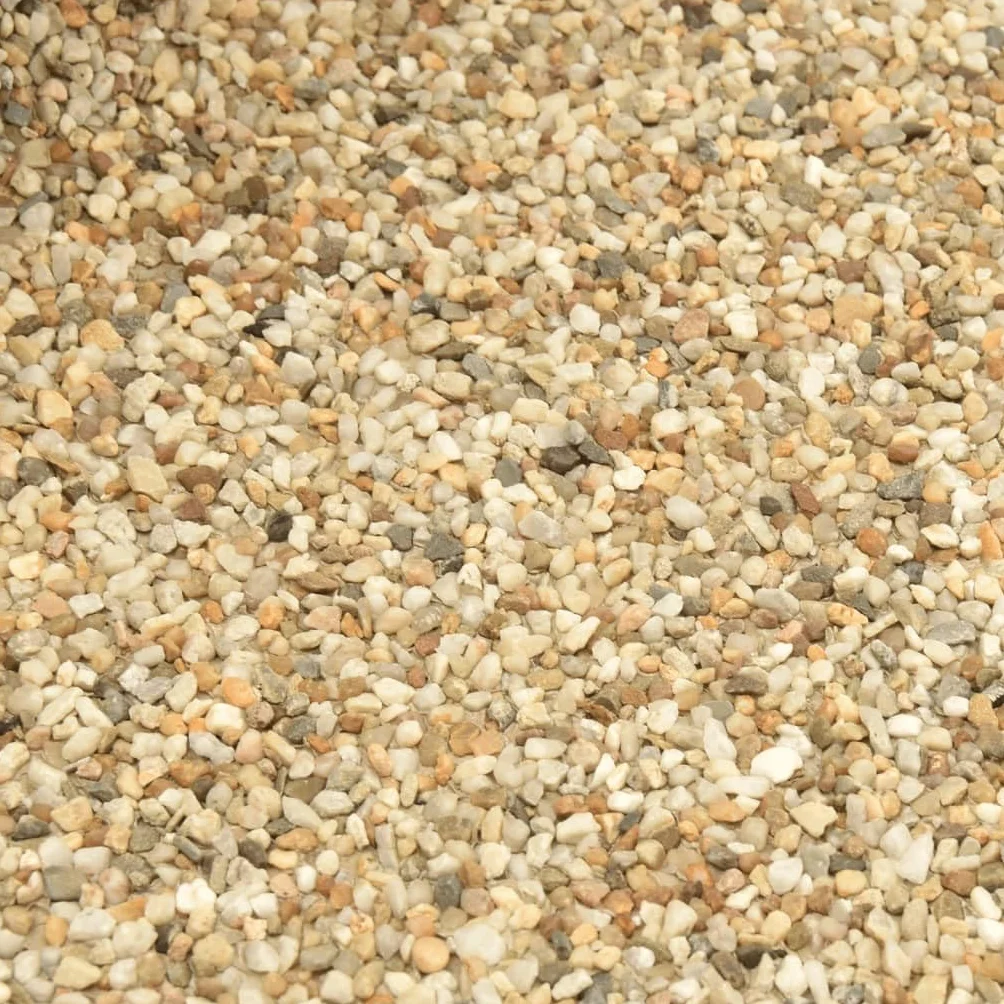 Tomostar Revêtement de Pierre Tapis Gravillonnée Sable Naturel 600x60 cm