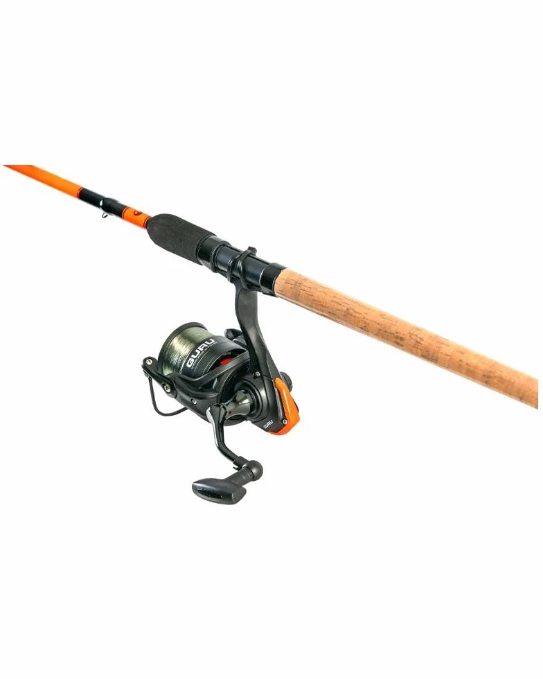 Guru GRD272 Kit de pêche canne à pêche 3 m moulinet 4000 lancement 1-40 g pointe carquois 42,5 g ligne 2,7 kg 2 bas de ligne