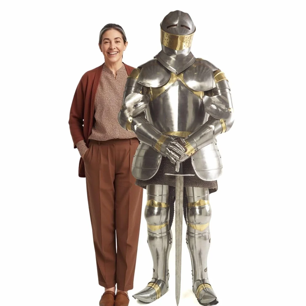 Figurine Géante Chevalier En Armure Etincelante 186 Cm Star Cutouts Stsc141