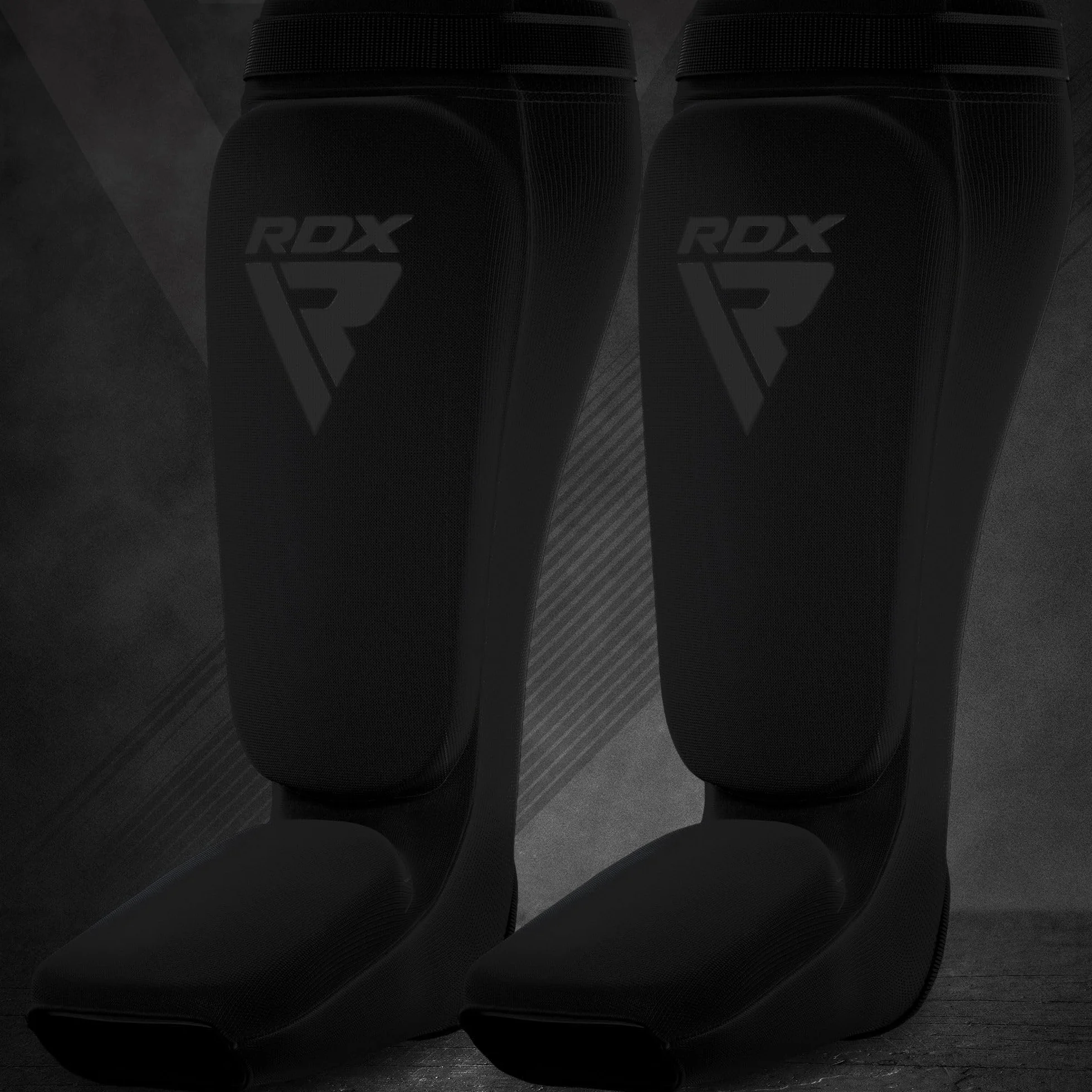 RDX Protège Tibias pour Kickboxing Muay Thai D’entraînement, MMA Jambe Tibia Protection, Approuvé par SATRA, Shin Instep Guard pour Boxe Taekwondo Martiaux Art Sparring BJJ Karate, Homme Femme