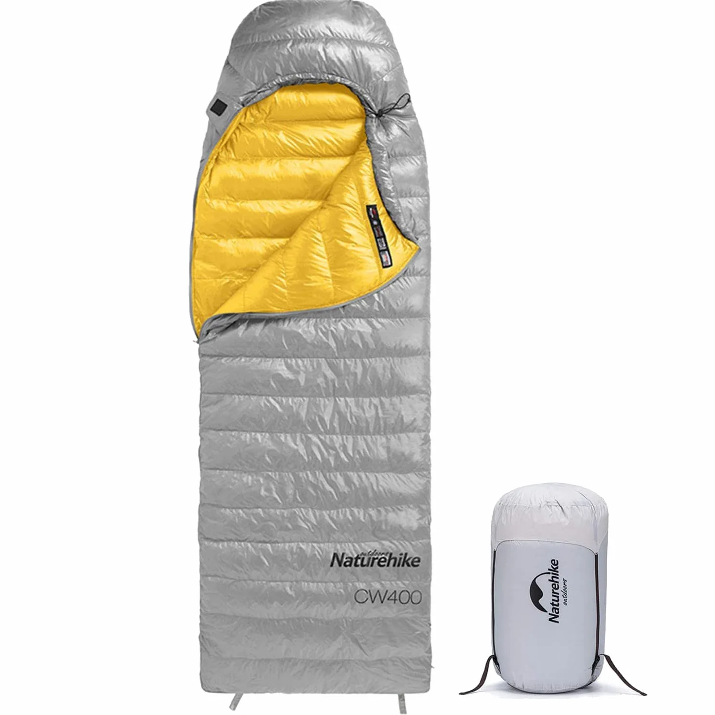 Naturehike Sac de Couchage en Duvet Ultra léger 650 FP 4 Saisons pour Camping Randonnée Voyage