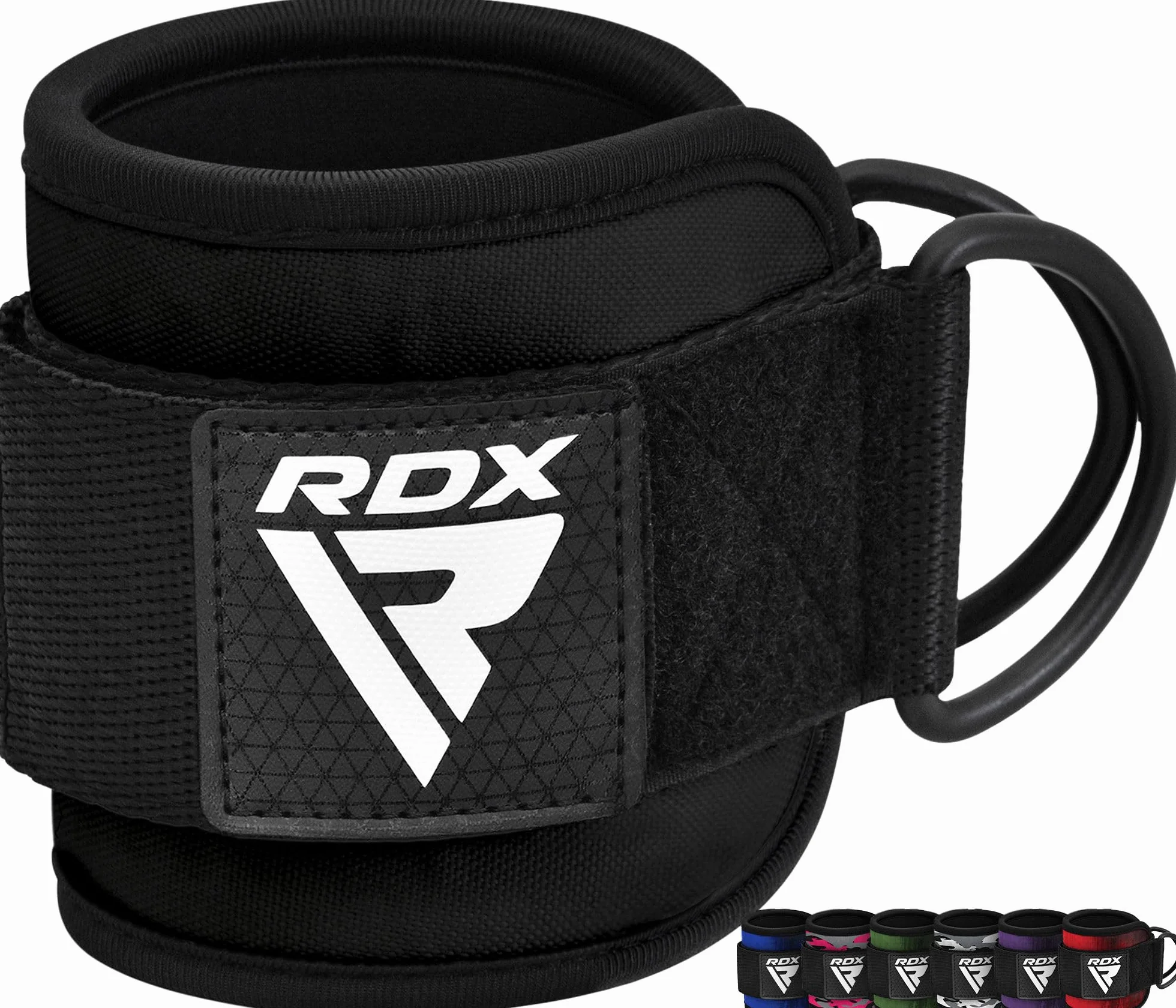 RDX Sangle Cheville Musculation Anneau Fixation Ankle Straps Poignet Wraps Fitness Entraînement