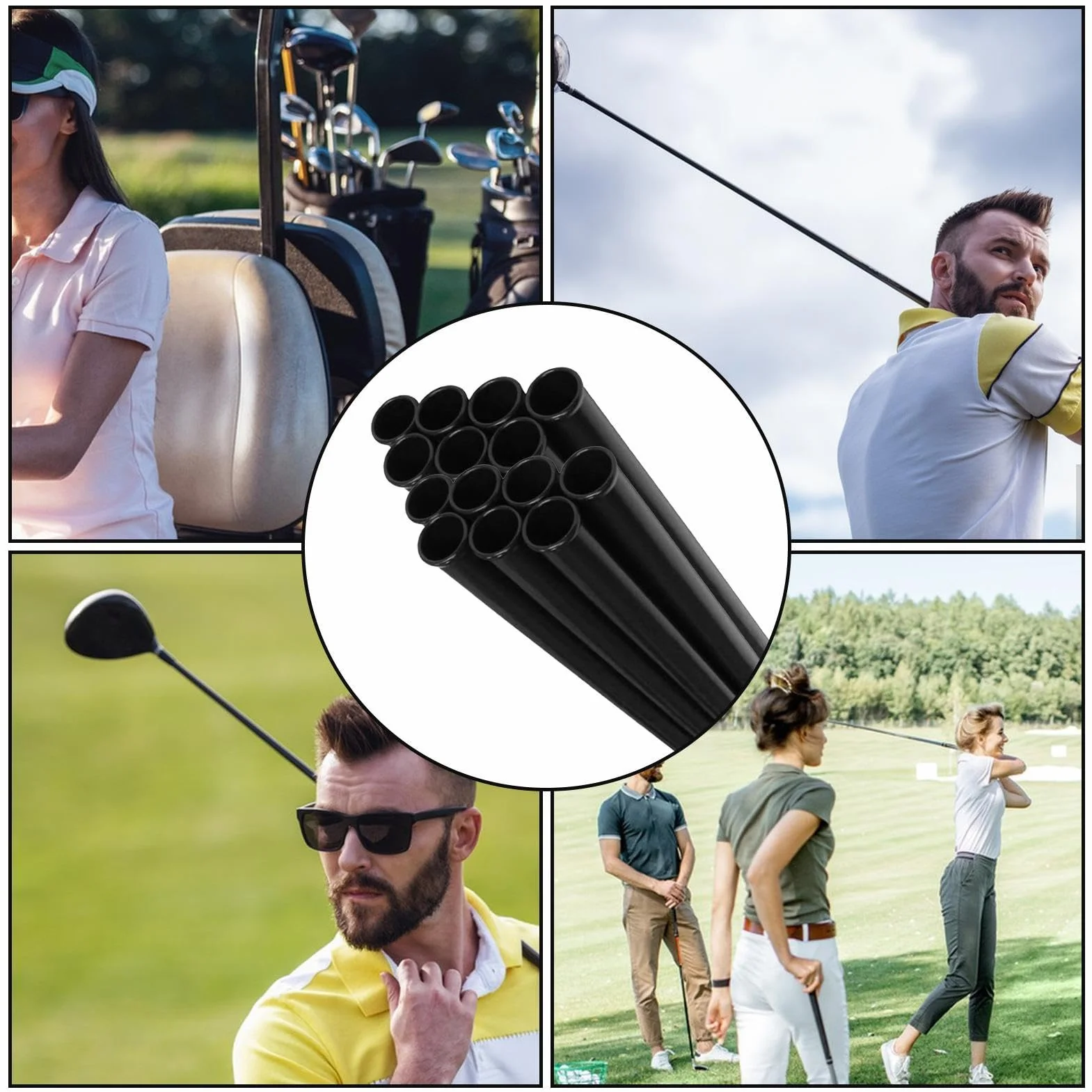 Séparateurs de rechange club golf 14 tubes inserts manchon sac
