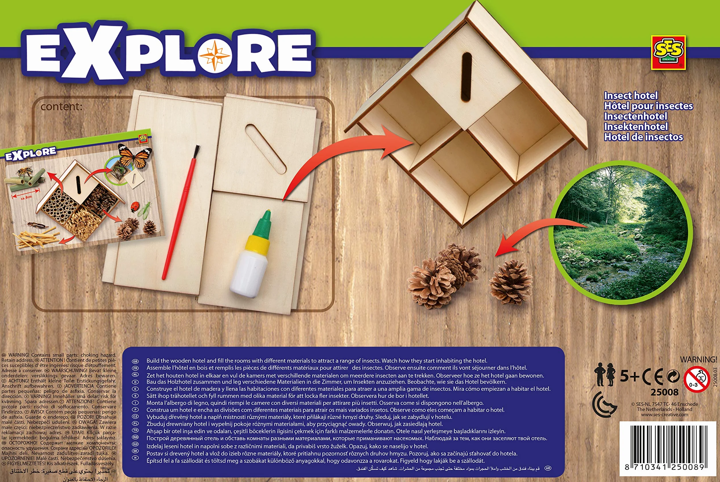 Ses France Kit De Loisirs Créatifs L'hôtel des Insectes