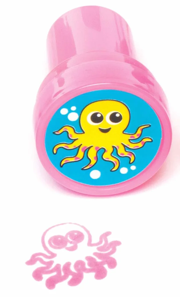 Baker Ross Sealife Self-Inking Stampers Arts and Crafts for Kids (Pack of 10)