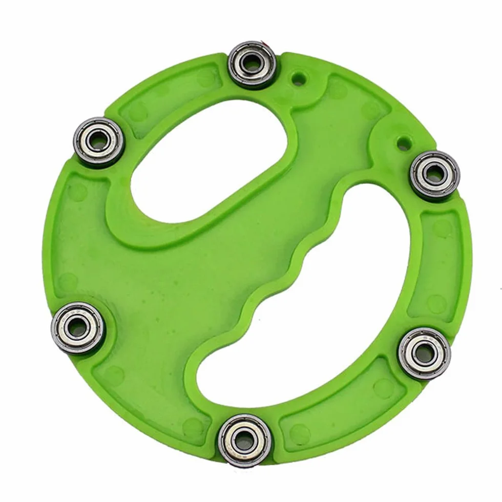 Mini Moulinet de pêche sur Glace en ABS avec Axe en Silicone Bobines de Pêche