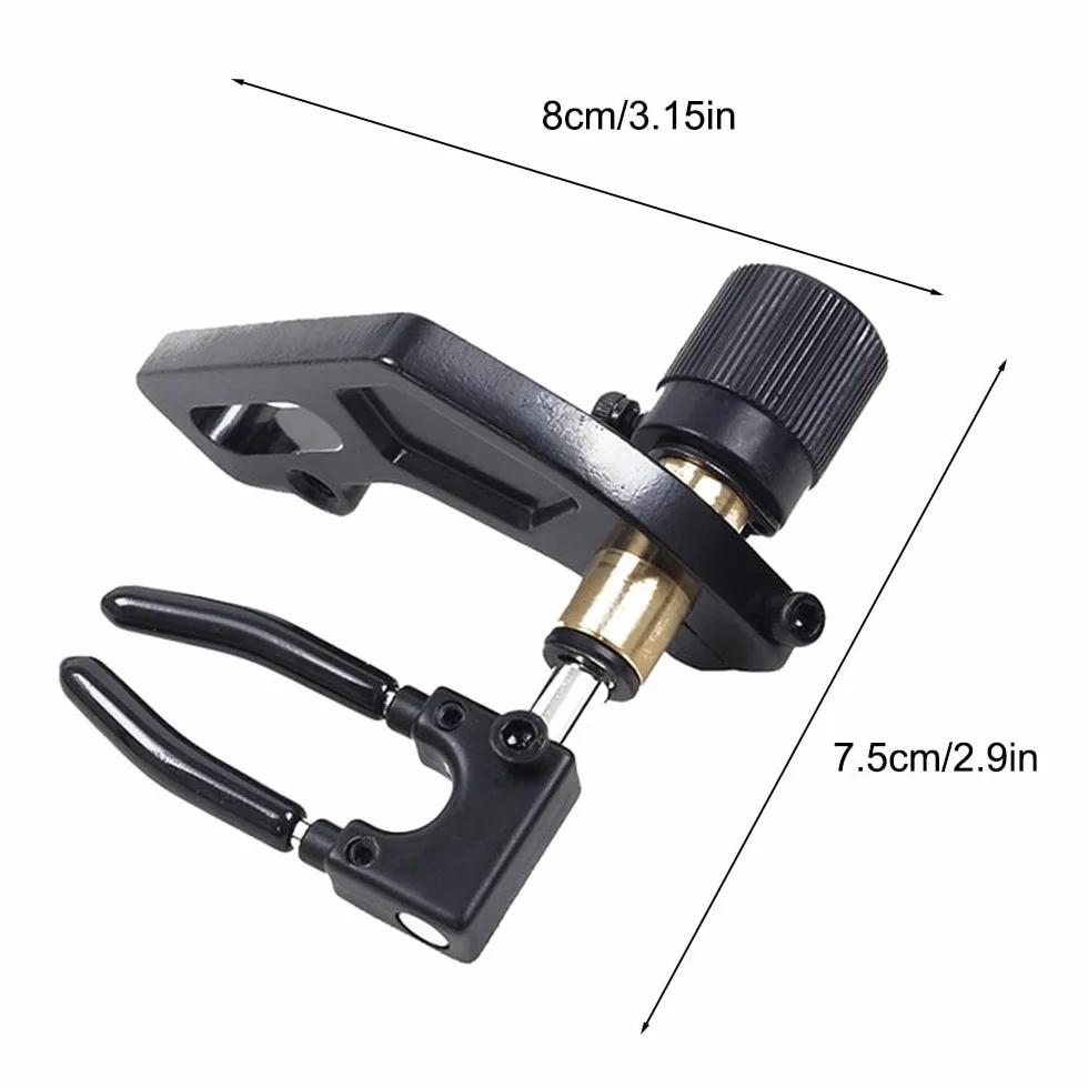 DONGKER Archery Arrow Rest, Lanceur de tir à l'arc réglable, Release à l'arc en alliage d'aluminium, pour accessoires de tir à l'arc de chasse
