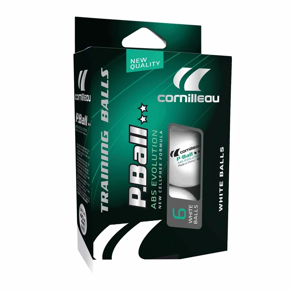 Cornilleau - P-Ball ABS Evolution 2 X6 330050 Blanc Taille Unique