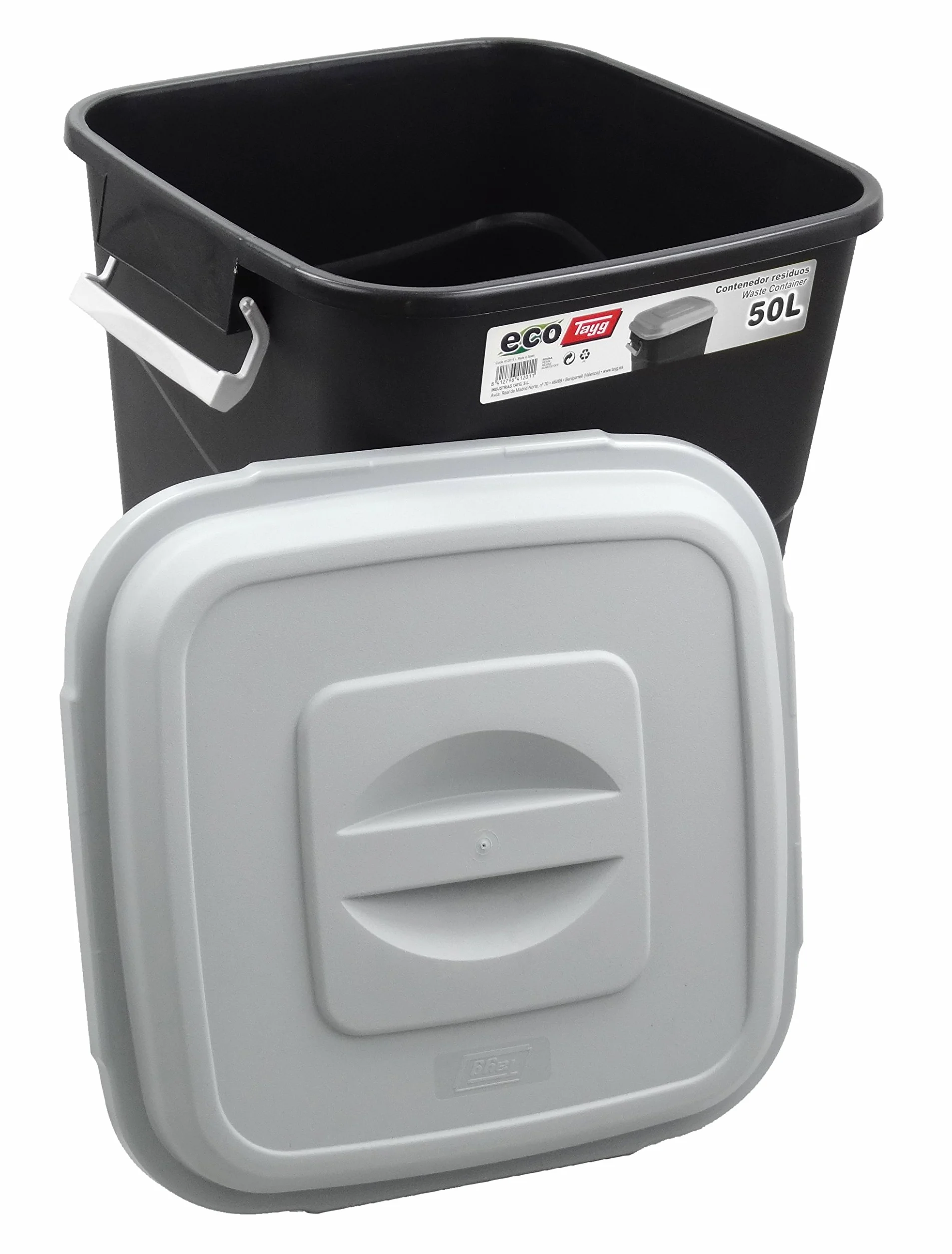 Tayg Conteneur à déchets Ecotayg 50L Gris