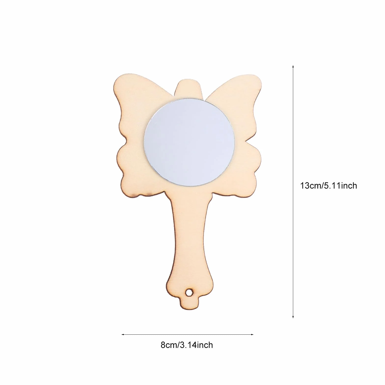 FOMIYES Lot de 15 miroirs en Bois pour Enfants - Peints à la Main